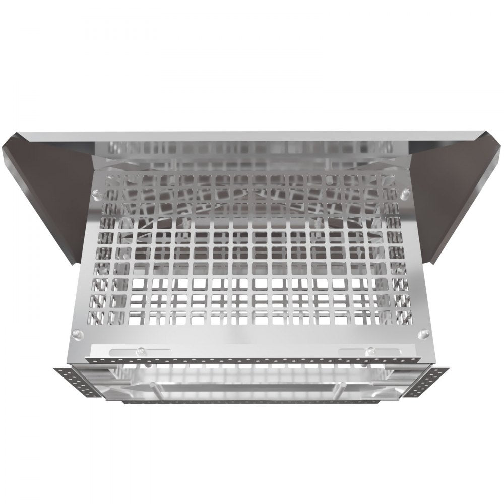 VEVOR Chimney Cap, 8" x 17" Flue Caps, 304 Stainless Steel Fireplace Chimney Cover, Adjustable Metal Spark Arrestor With Bolts Screws , Mesh Chimney Flue Cover for Outside Existing Clay Flue Tile