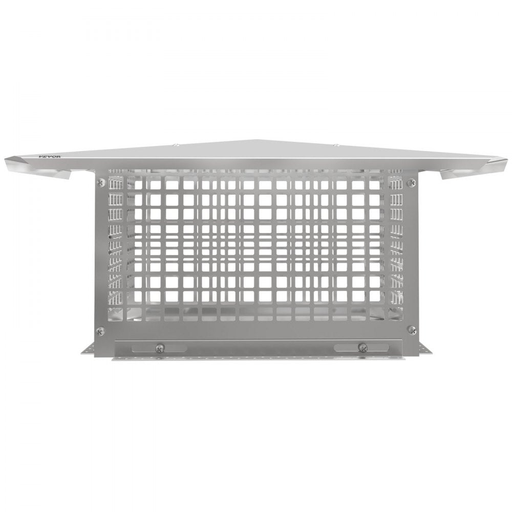 VEVOR Chimney Cap, 8" x 17" Flue Caps, 304 Stainless Steel Fireplace Chimney Cover, Adjustable Metal Spark Arrestor With Bolts Screws , Mesh Chimney Flue Cover for Outside Existing Clay Flue Tile