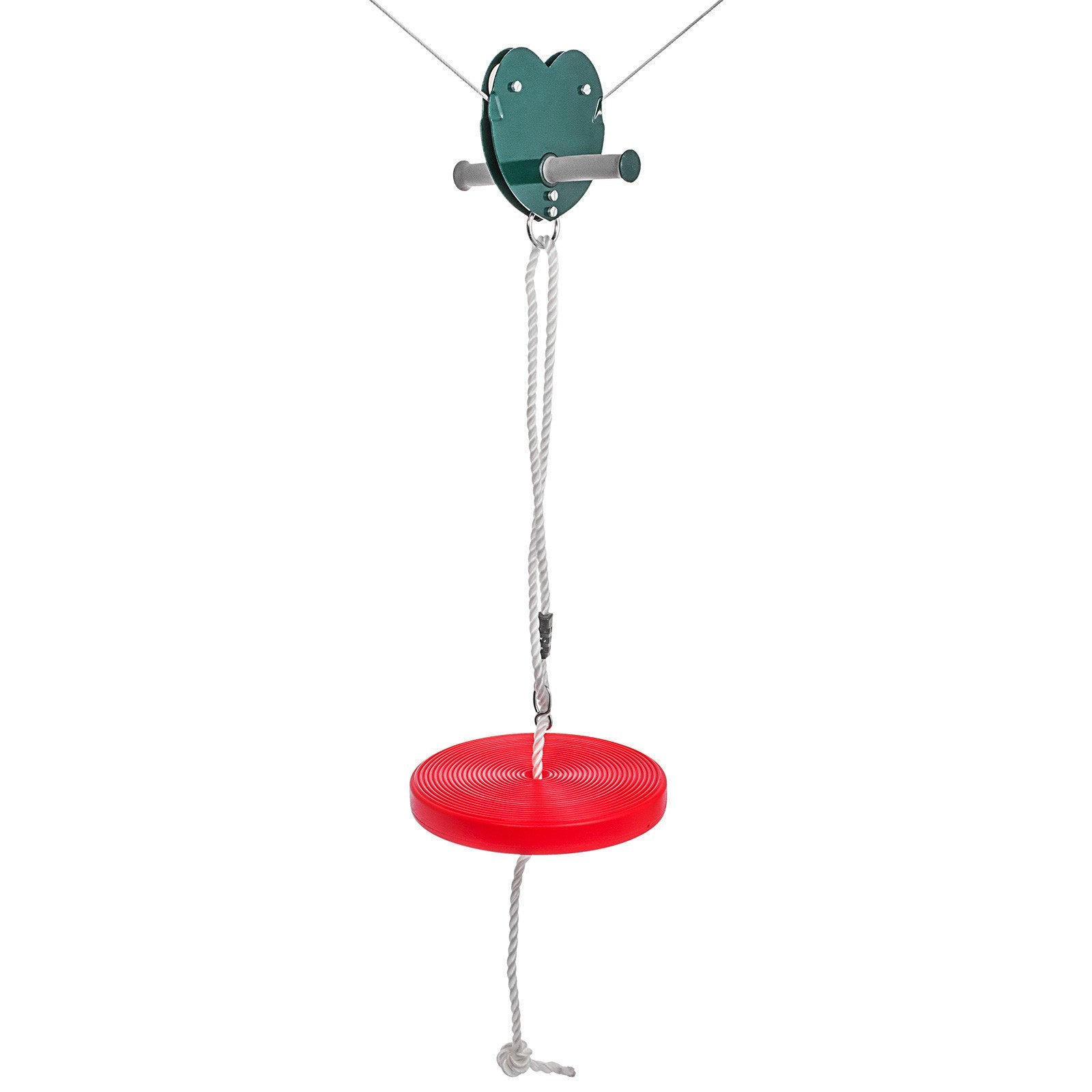 Title: 100ft Backyard Zip Line Kit with Adjustable Seat and Steel Cable - Easy Assembly, Safe and Fun for Kids and Adults Up to 250 lbs