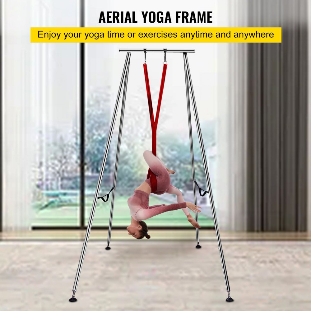 Portable Aerial Yoga Frame Yoga Stand Steel Pipe Yoga Swing Stand Indoor