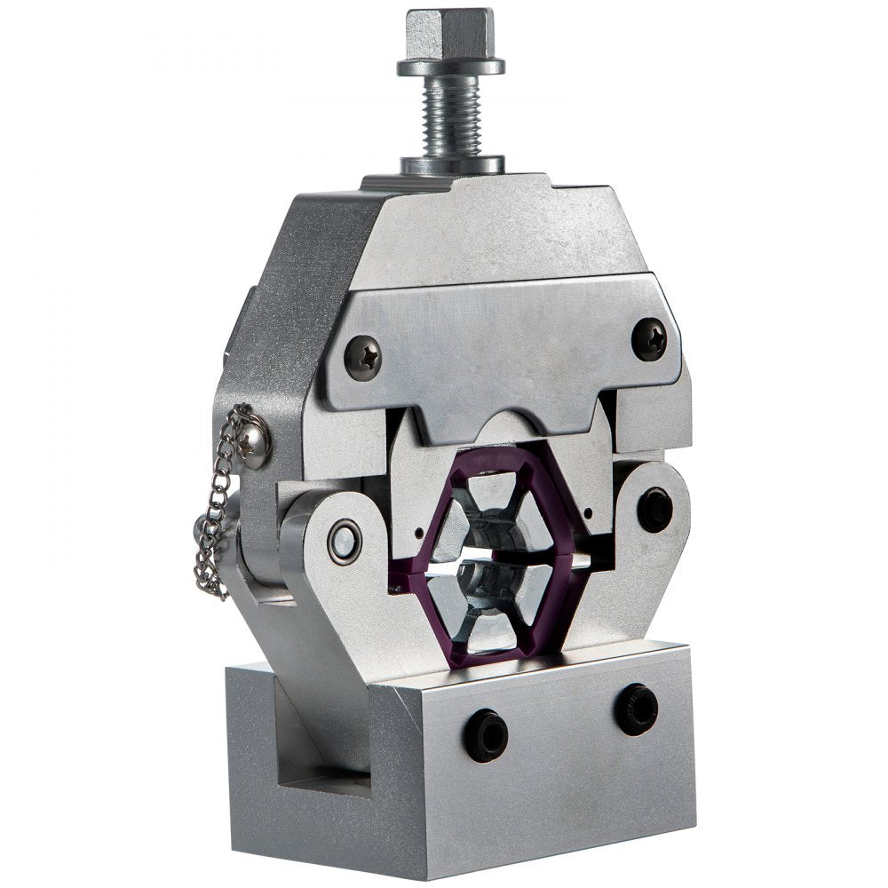 Manual Air Conditioning Hose Crimping Tool Kit with 4 Interchangeable Dies for AC Repair and Maintenance