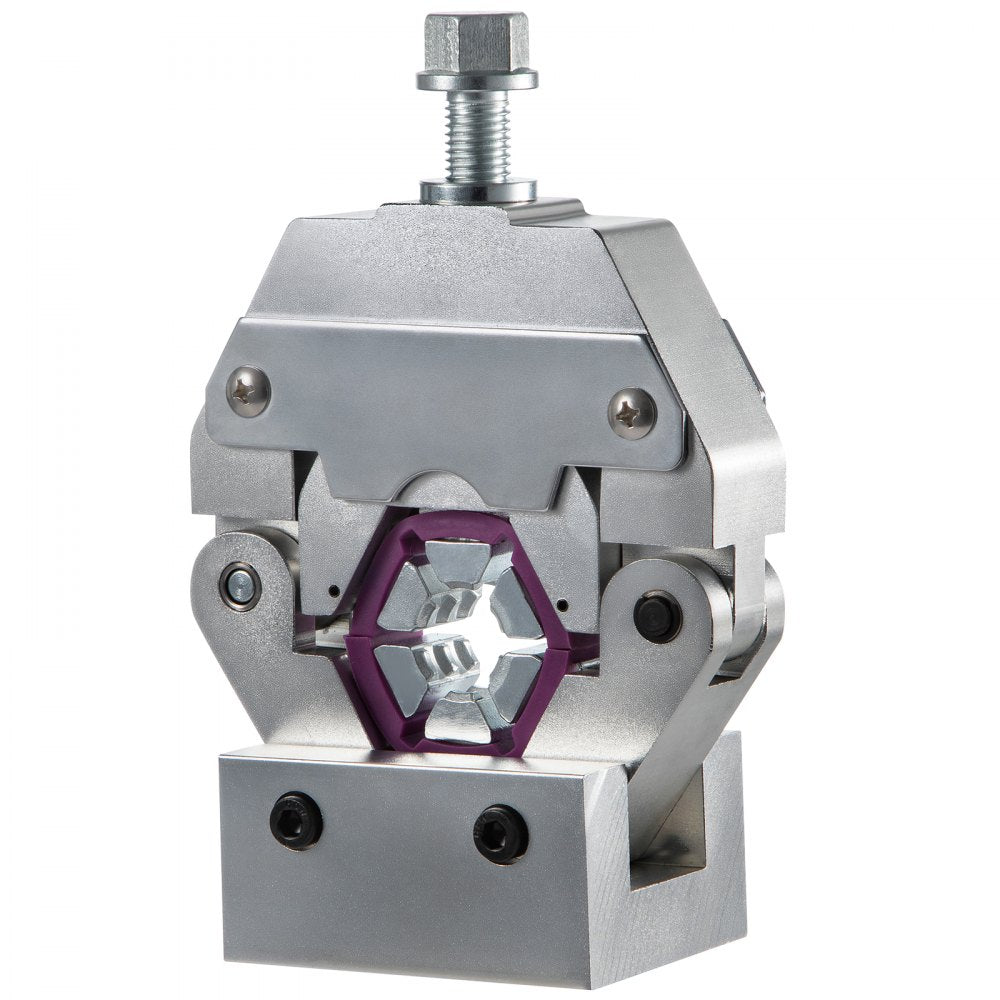 Manual Air Conditioning Hose Crimping Tool Kit with 4 Interchangeable Dies for AC Repair and Maintenance