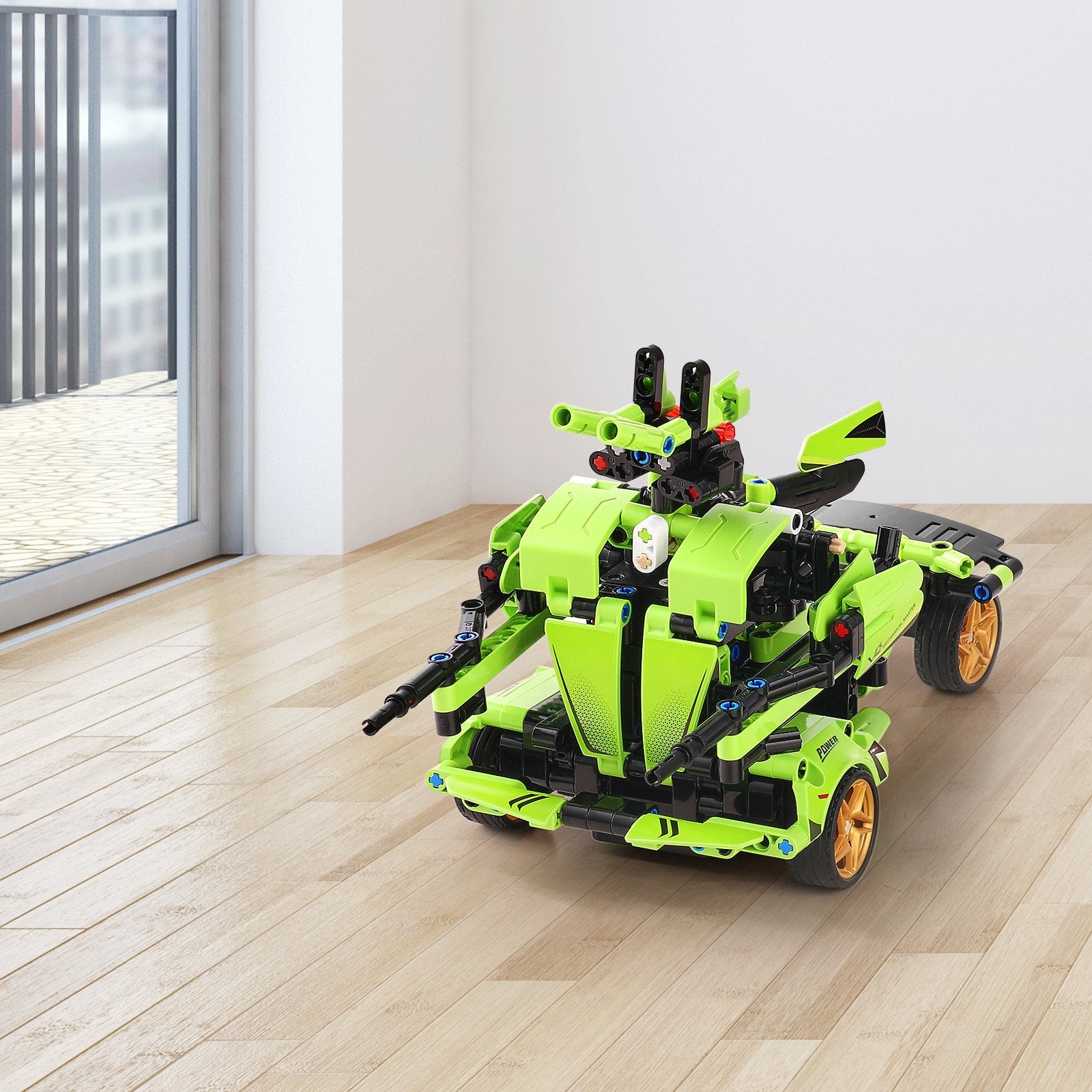 2-in-1 STEM Building Kit for Kids, 461 PCS Remote & App Controlled Car/Robot, RC Toys & Educational Gifts for Boys and Girls 6+