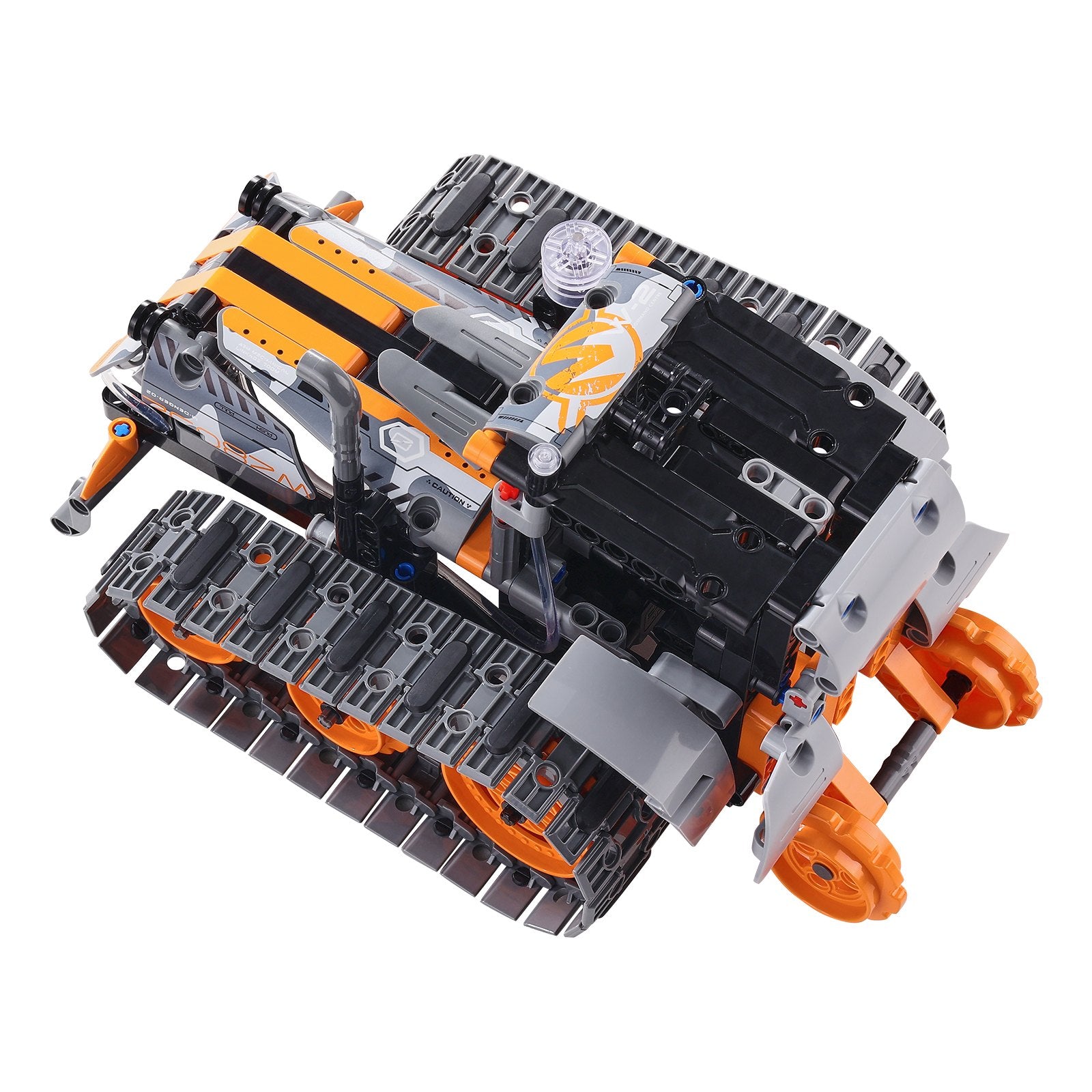5-in-1 STEM Building Kit for Kids 6+: Remote & App Controlled RC Car, Robot, Tank, Snowplow, Rubik's Cube - 554 PCS Educational Toy Set