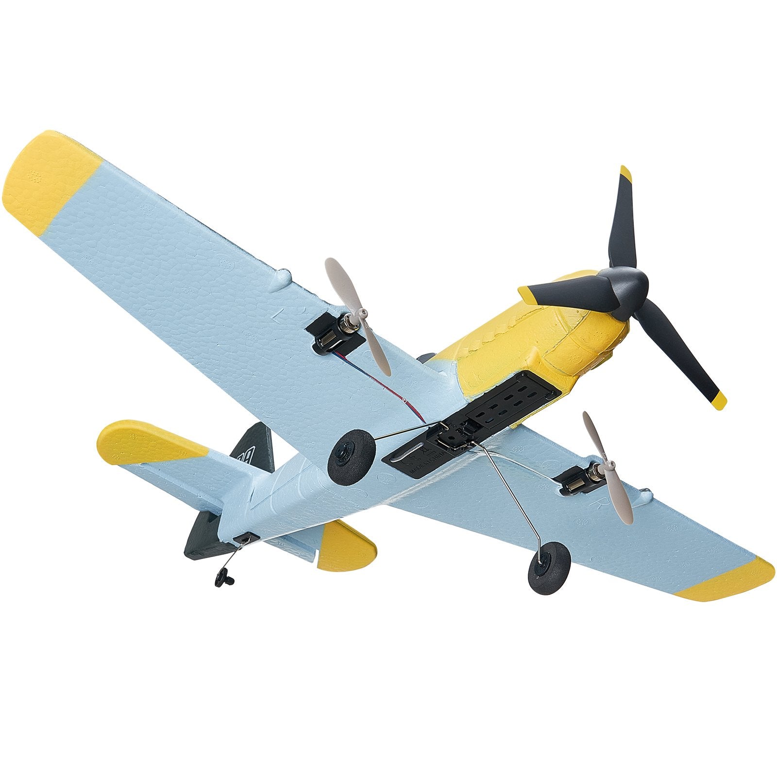 Experience Thrilling Flights with 2.4GHz 3-Channel WWII Fighter RC Plane, 6-Axis Gyro Stabilizer, Dual Batteries, Perfect for All Ages and Skill Levels