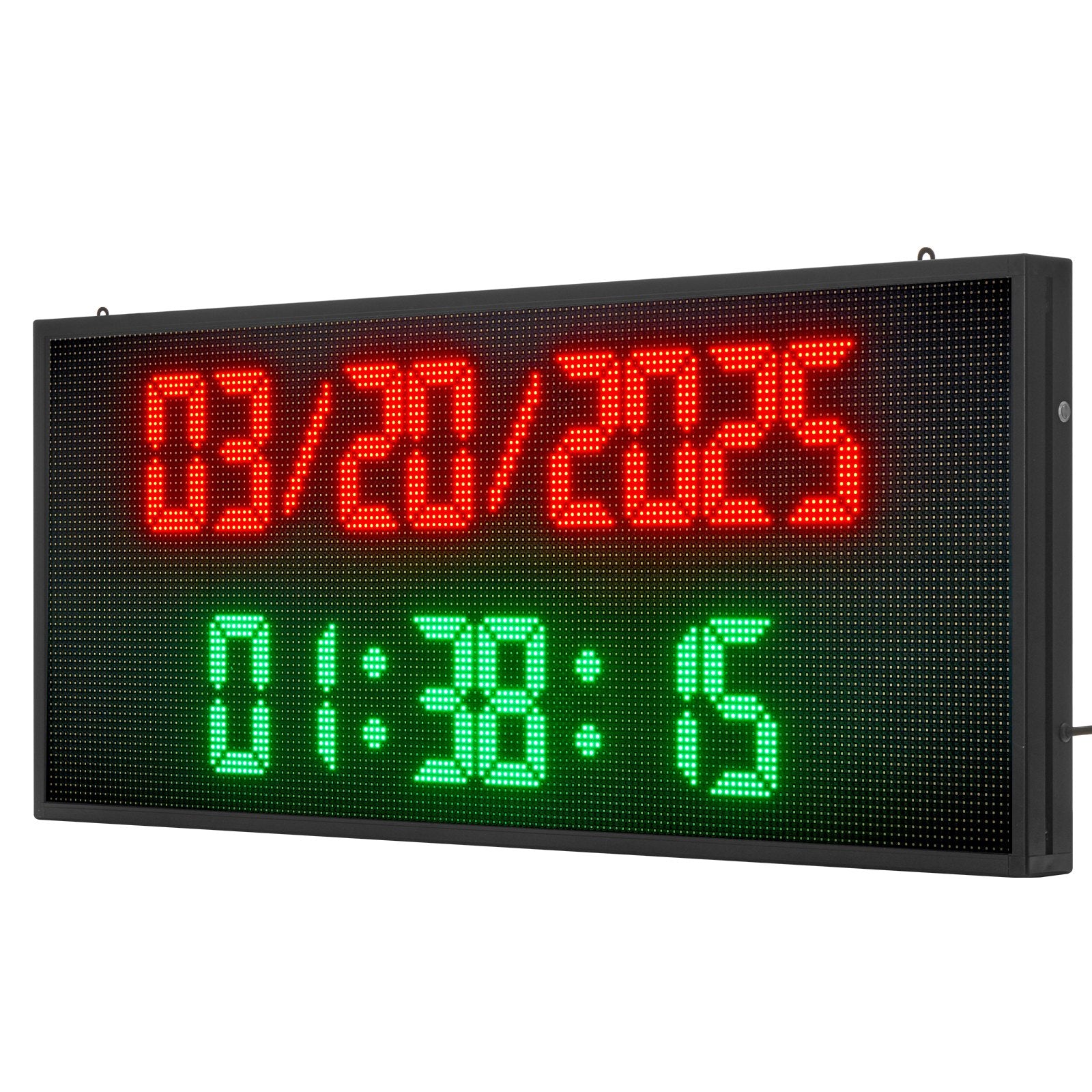 Customizable LED Display Board, 40x18 in, Flexible Scrolling Panel with Bluetooth App for Store Ads, DIY Text, GIFs, High Brightness Sign