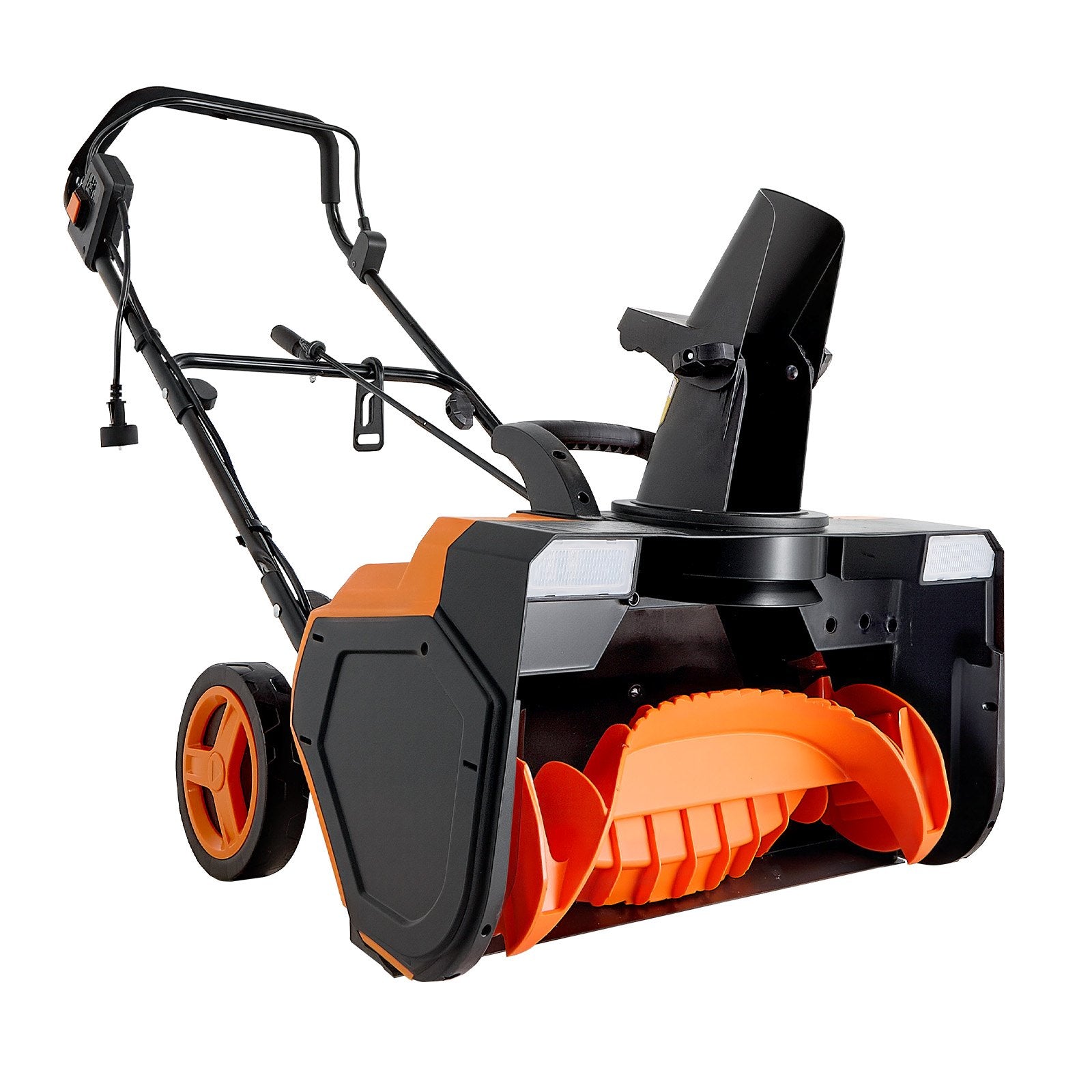 Powerful 23" Electric Snow Blower with 15A Motor, LED Headlights, 180° Rotating Chute for Driveway, Sidewalk Snow Clearing