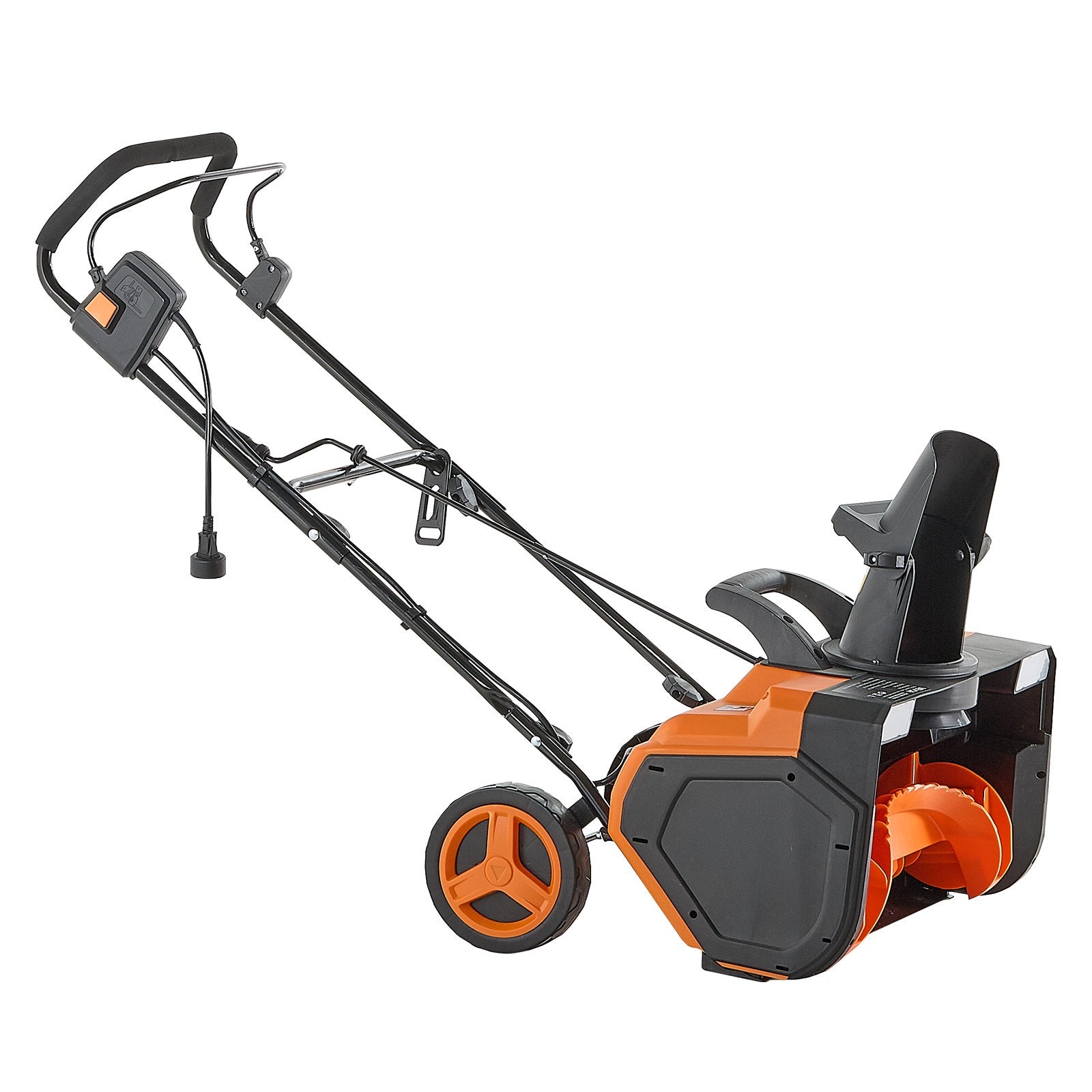 Powerful 23" Electric Snow Blower with 15A Motor, LED Headlights, 180° Rotating Chute for Driveway, Sidewalk Snow Clearing
