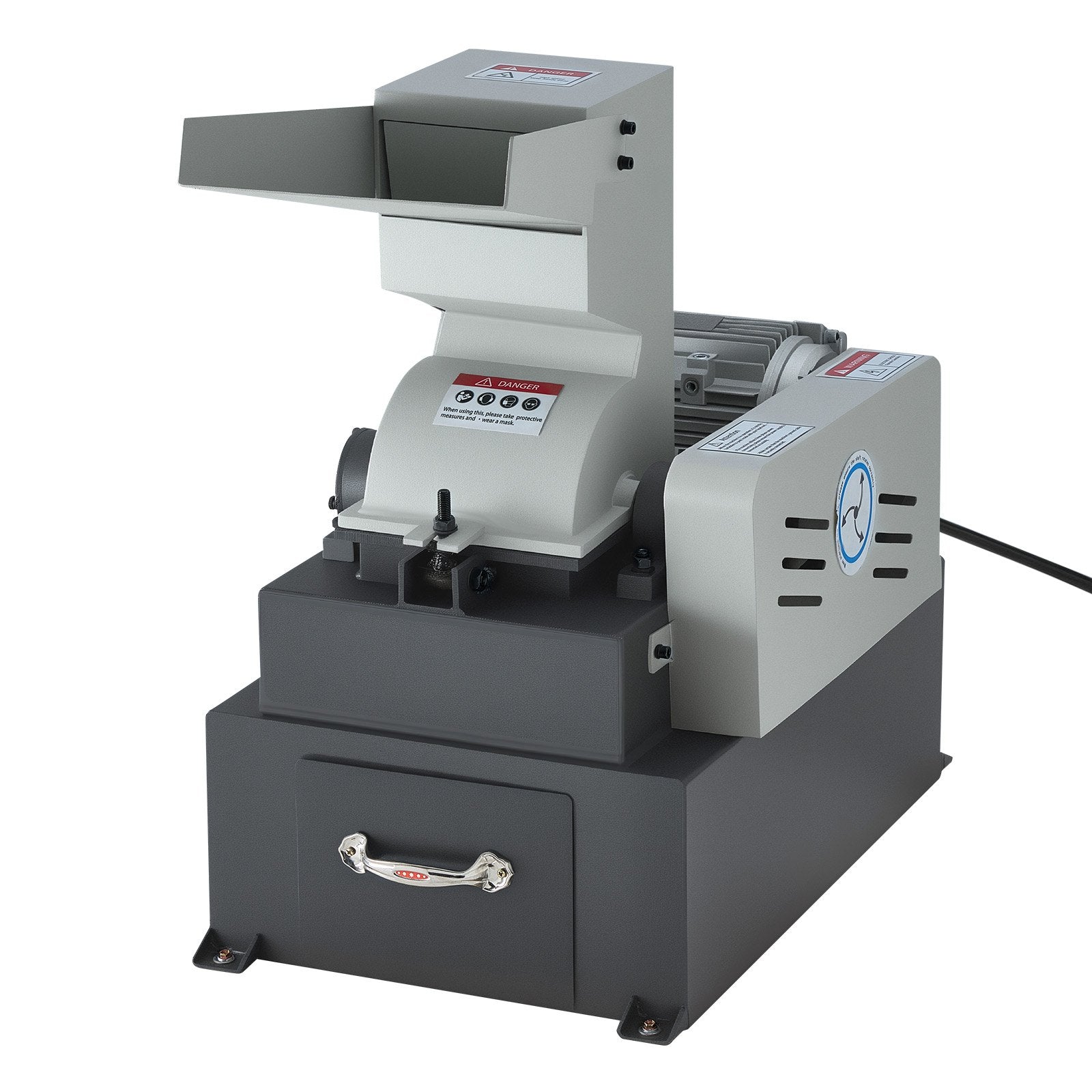 Electric Hammer Crusher 3KW 220V for Efficient Rock and Glass Crushing, 400-600 kg/h Capacity, Coal Milling Machine with Multiple Sieve Screens