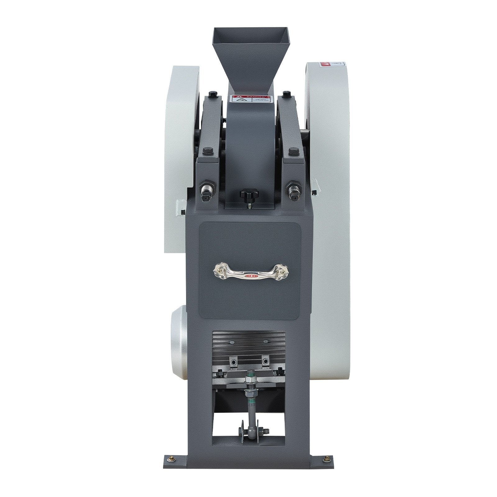 Heavy-Duty 220V Rock Crusher, Dual Roller Industrial Shredder, 1.5KW Electric Pulverizer for Efficient Stone Grinding and Crushing, 860kg/h Capacity