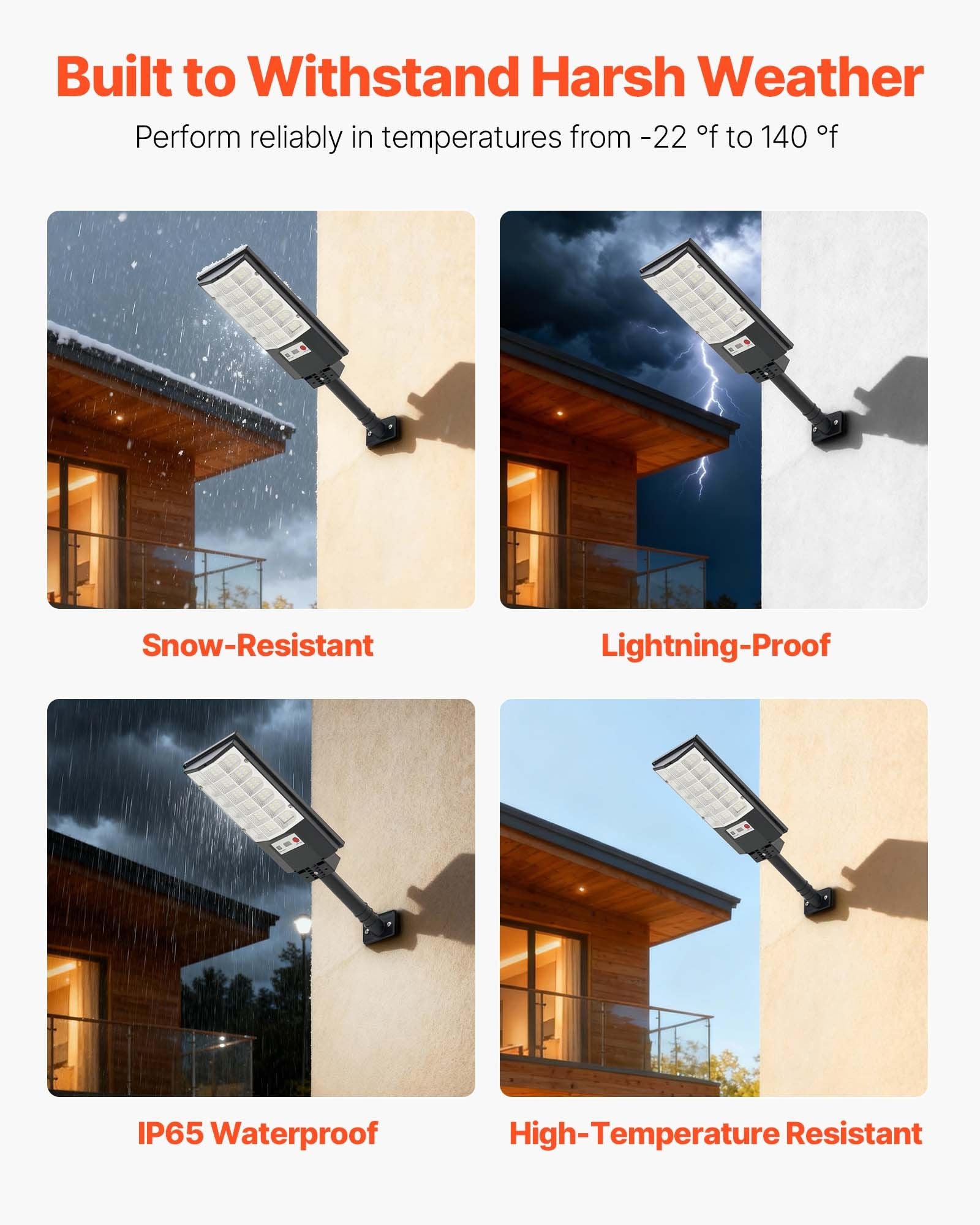 4 Pack 500W Solar Street Lights, 50000LM LED Flood Lamps, Motion Sensor, IP65 Waterproof for Parking Lots, Driveways, Yards, Dusk to Dawn Security Lighting