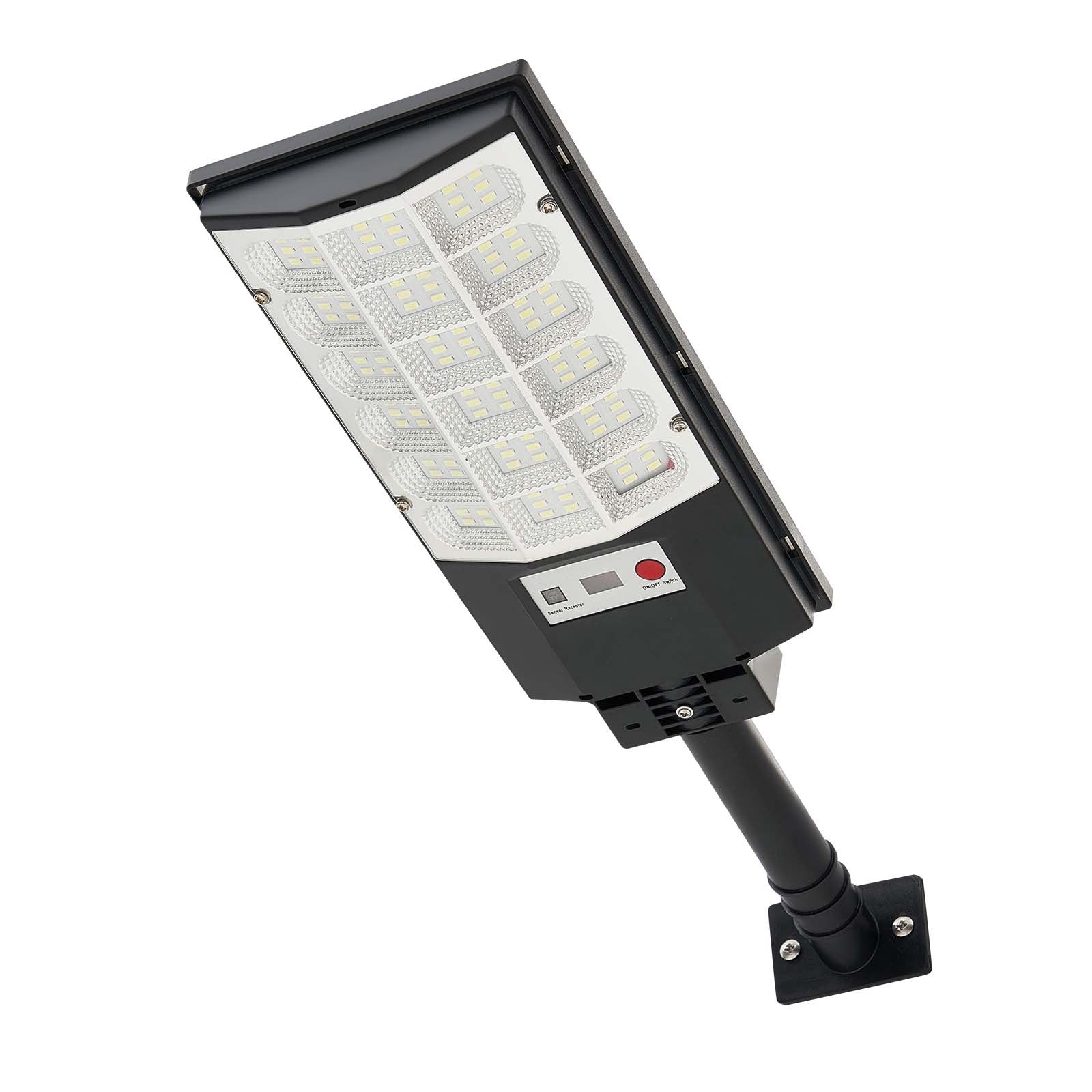 4 Pack 500W Solar Street Lights, 50000LM LED Flood Lamps, Motion Sensor, IP65 Waterproof for Parking Lots, Driveways, Yards, Dusk to Dawn Security Lighting