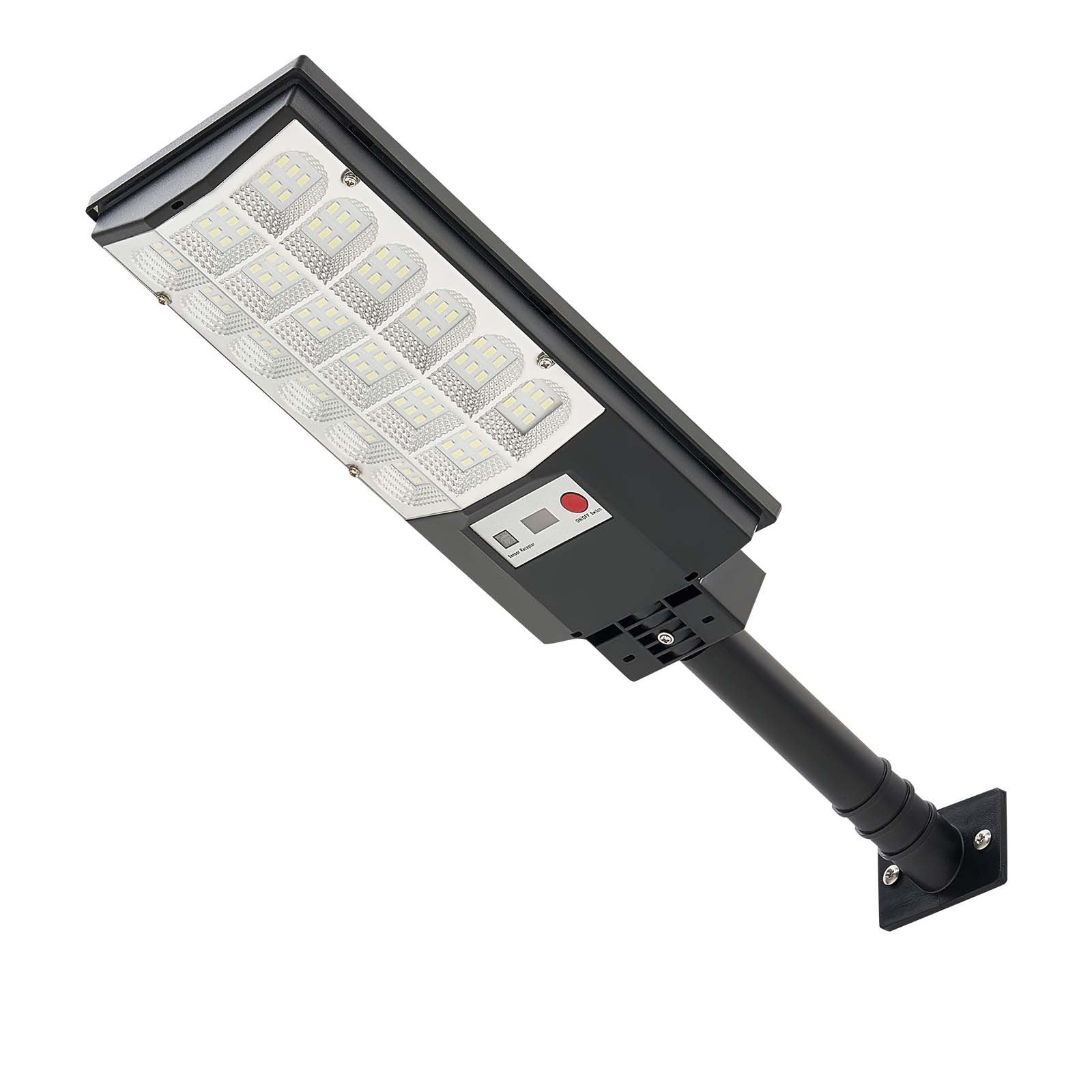 4 Pack 500W Solar Street Lights, 50000LM LED Flood Lamps, Motion Sensor, IP65 Waterproof for Parking Lots, Driveways, Yards, Dusk to Dawn Security Lighting