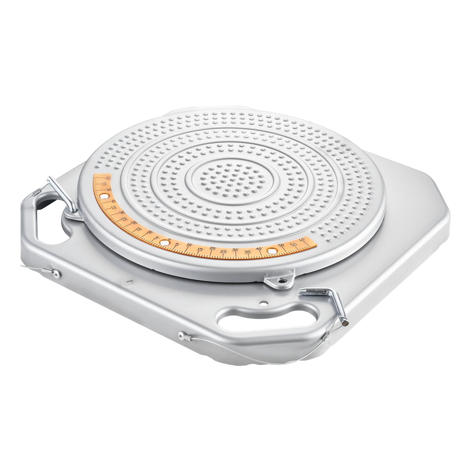 2 PCS Wheel Alignment Turn Plates with 2-Ton Capacity, 360° Rotating Turntable, Brass Dial, for Car SUV Light Truck Precision Alignment Tools