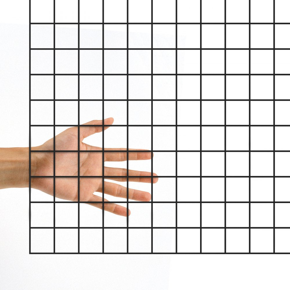 Heavy-Duty 24" x 100' Black Vinyl-Coated Galvanized Steel Wire Mesh with 1"x1" Grid, Includes Cutting Plier & Gloves for Garden and Pet Fencing