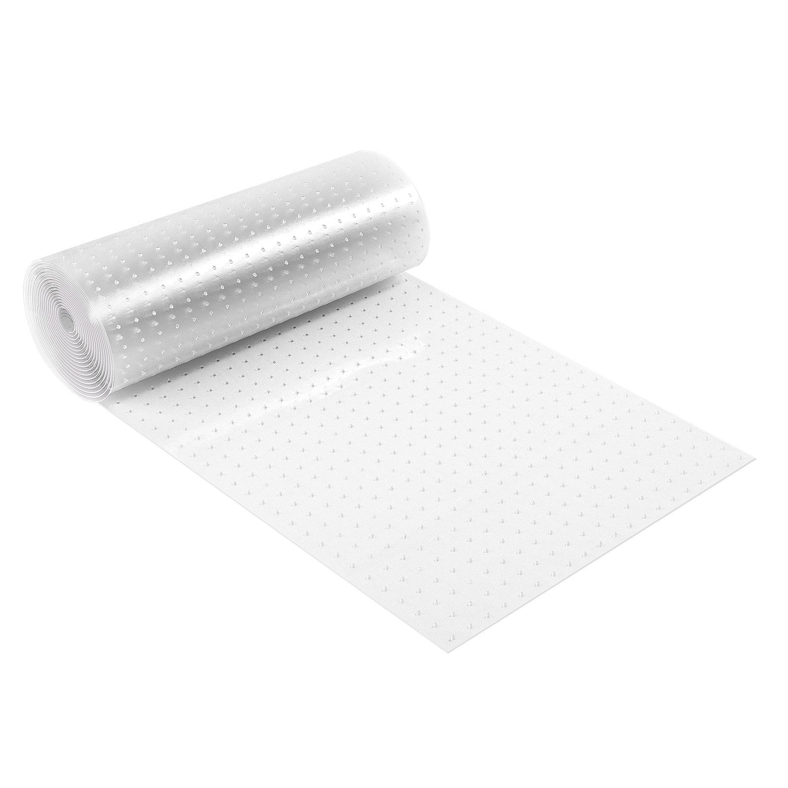 Durable PVC Cat Carpet Protector - 24" x 25', Scratch-Proof, Anti-Slip, Easy Cut, Transparent Mat for Doorways and Floors, 515 sq.ft Coverage