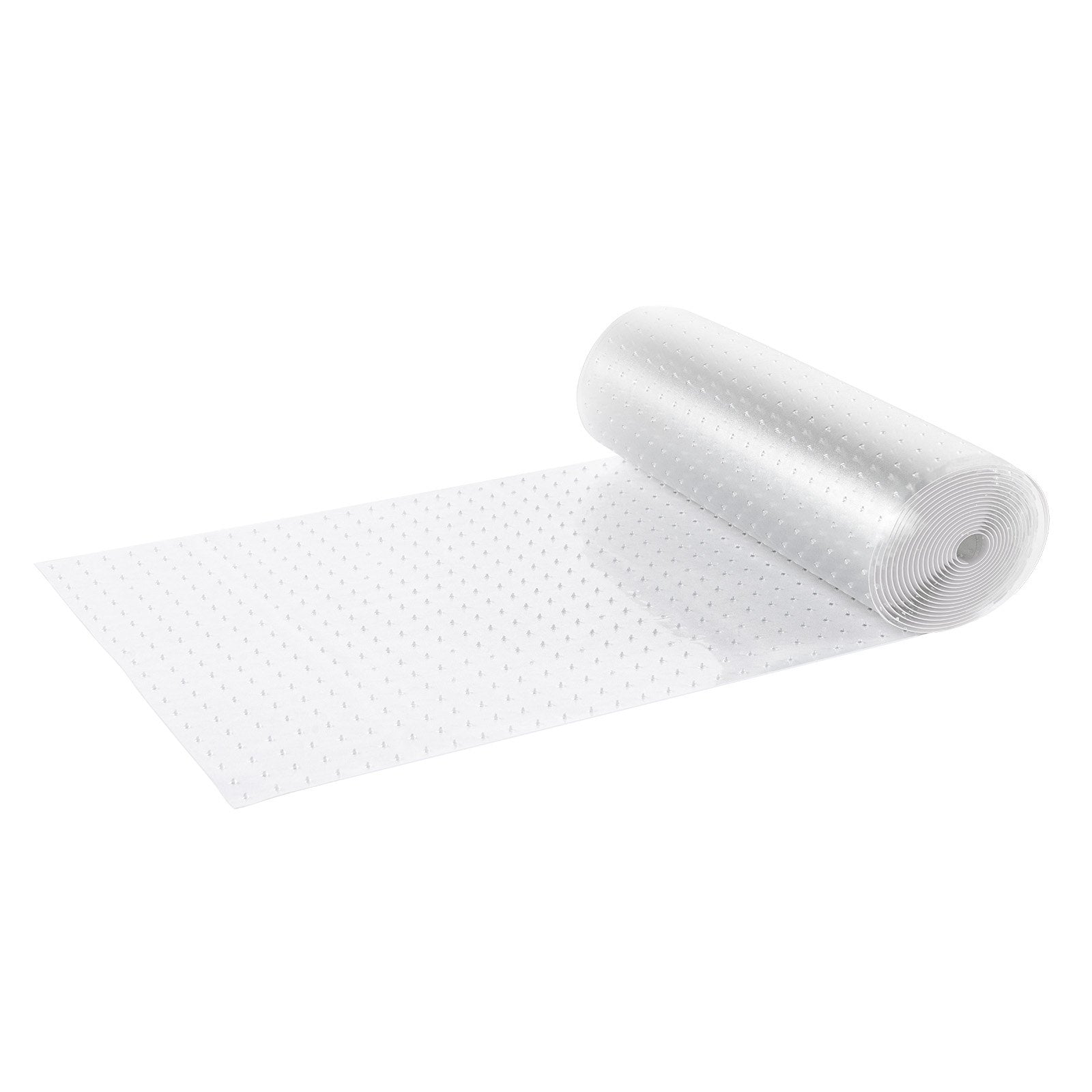Durable PVC Cat Carpet Protector - 24" x 25', Scratch-Proof, Anti-Slip, Easy Cut, Transparent Mat for Doorways and Floors, 515 sq.ft Coverage