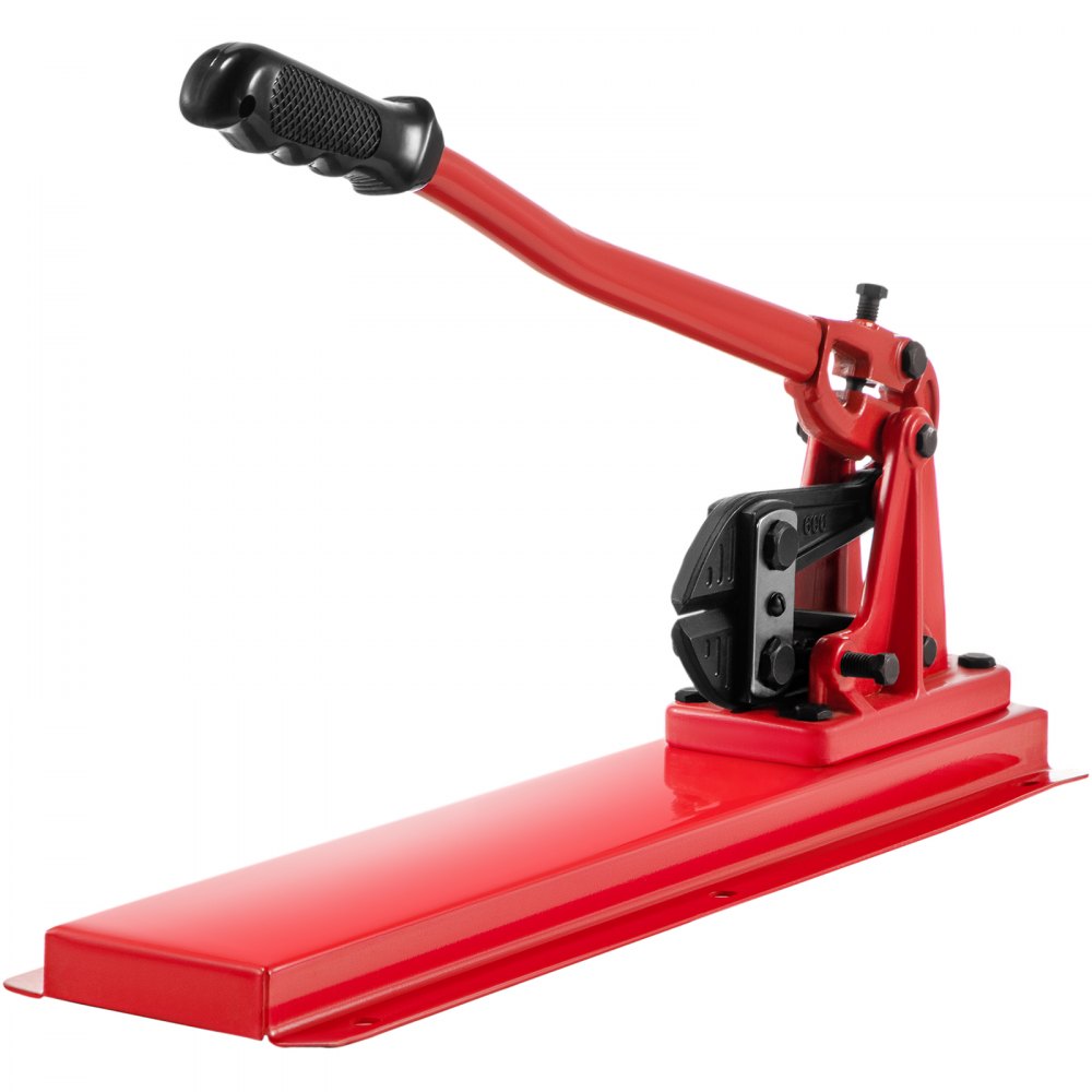 VEVOR Bench Swager Tool 24" Wire Rope Swaging Tool w/Crimper Cable Bolt Cutter Head Bench Crimper 1/16"-3/16" Aluminum/Copper Sleeves Bench Cable Alloy Steel Crimper Swager for1/2" Wire Rope Ferrules