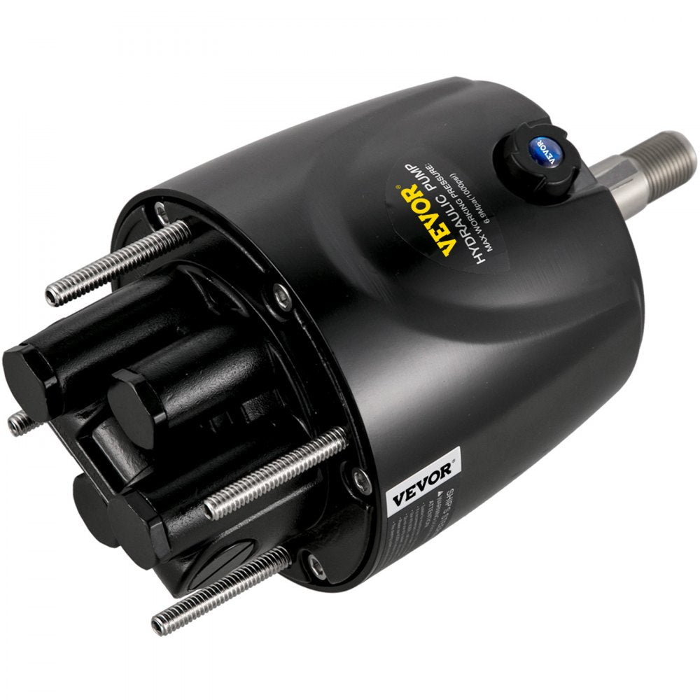 Durable Marine Steering System Kit with Hydraulic Pump, Cylinder, and 24-Inch Hose for Boats up to 300HP