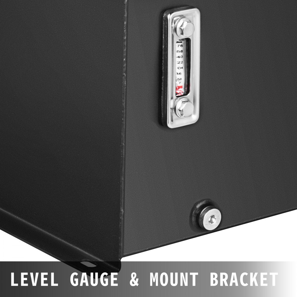 Hydraulic Reservoir Oil Tank Fuel Tank 10 Gal Steel with Filter & Temp Gauge