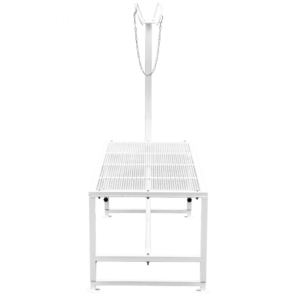 Heavy-Duty Livestock Trimming Stand with Straight Head Piece, 51x23 inches for Goats, Sheep, and More