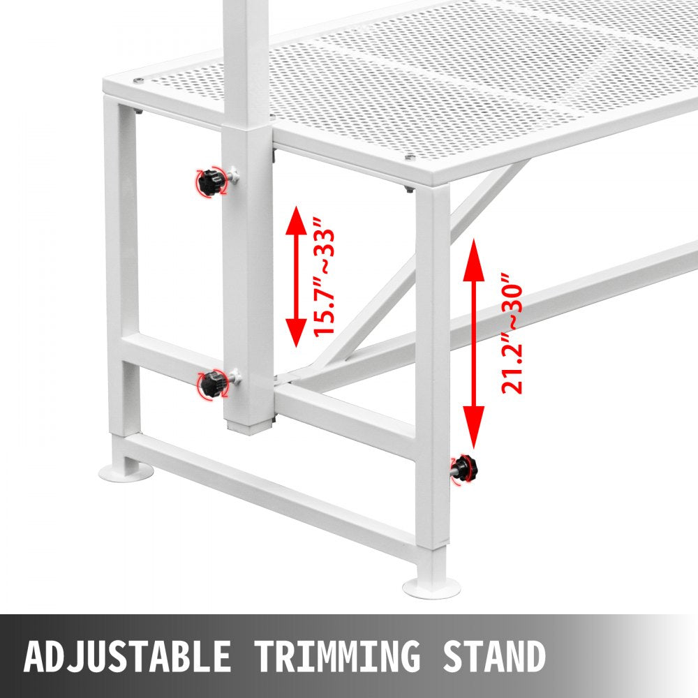Heavy-Duty Livestock Trimming Stand with Straight Head Piece, 51x23 inches for Goats, Sheep, and More