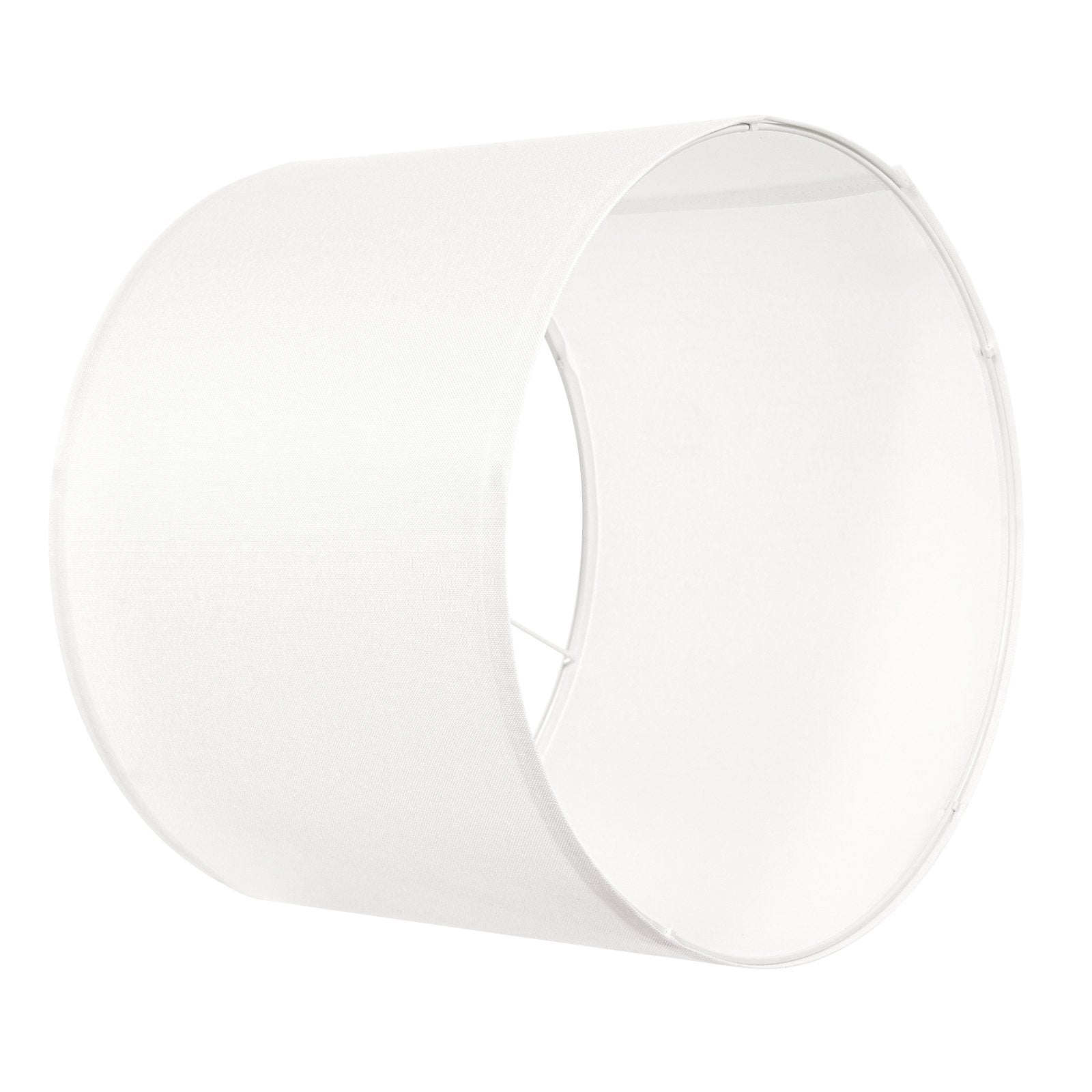 Set of 2 Off-White Drum Lamp Shades, 13"x13"x10", Linen for Table/Floor Lamps & Pendant Lights with Easy Assembly & Elegant Design