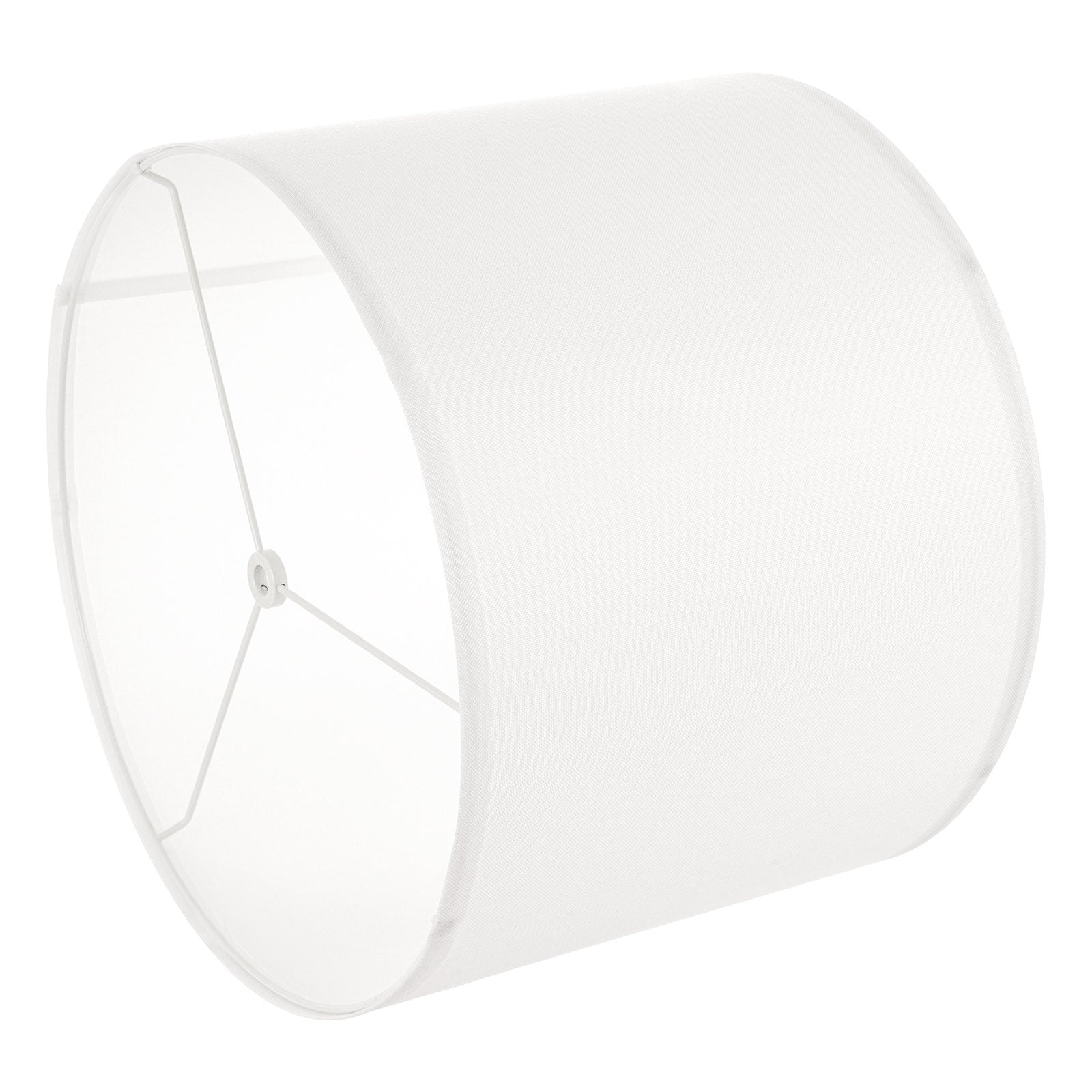 Elegant Off-White Linen Drum Lamp Shade - 13"x13"x10" for Table Lamps, Floor Lamps, Pendant Lights - Easy to Assemble, Perfect Light Diffusion