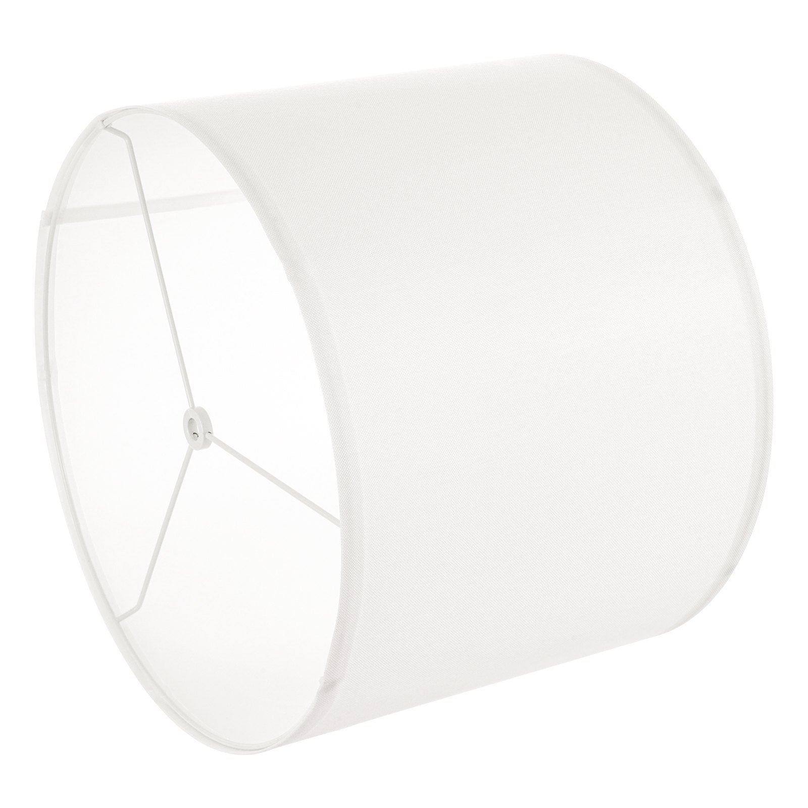 Elegant Off-White Drum Lamp Shade Set, 16x16x12 Inch, Ideal Replacement for Table, Floor, Pendant Lamps, Easy Assembly, Linen Design