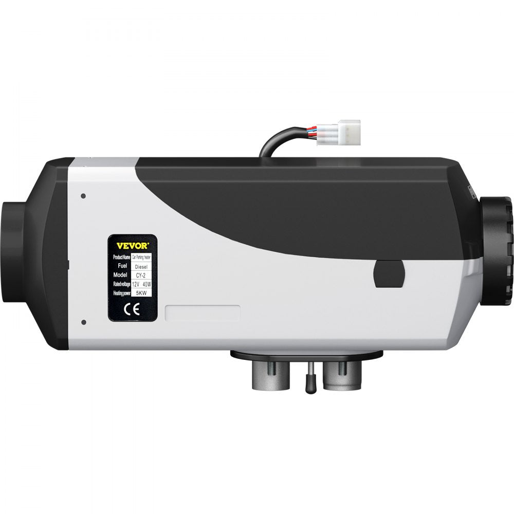 VEVOR 5KW Diesel Air Heater 10L Tank Diesel Heater 12V Diesel Parking Heater Muffler with LCD Thermostat and Remote Control for RV Bus Trailer Motor-home and Boats