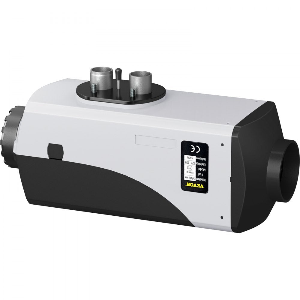 VEVOR 5KW Diesel Air Heater 10L Tank Diesel Heater 12V Diesel Parking Heater Muffler with LCD Thermostat and Remote Control for RV Bus Trailer Motor-home and Boats