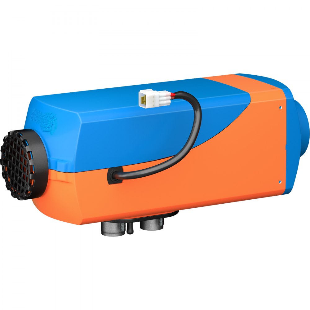 VEVOR Diesel Heater 12V Diesel Air Heater 8KW Diesel Parking Heater Remote Control with Blue Lcd Switch for Car Trucks Motor-home Boat Bus CAN (Blue &amp; Orange)
