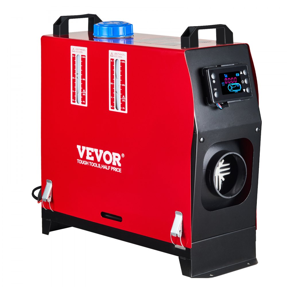 12V 8KW Diesel Air Heater with LCD Display, Remote & Muffler for Vehicles and Motorhomes