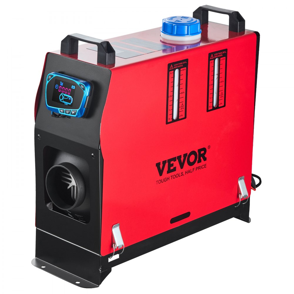 VEVOR 8KW Diesel Air Heater Muffler Diesel Heater 12V 8000W Diesel Parking Heater Remote Control Remote Control with LCD Switch for Car Bus Trucks Motor-Home and Boats