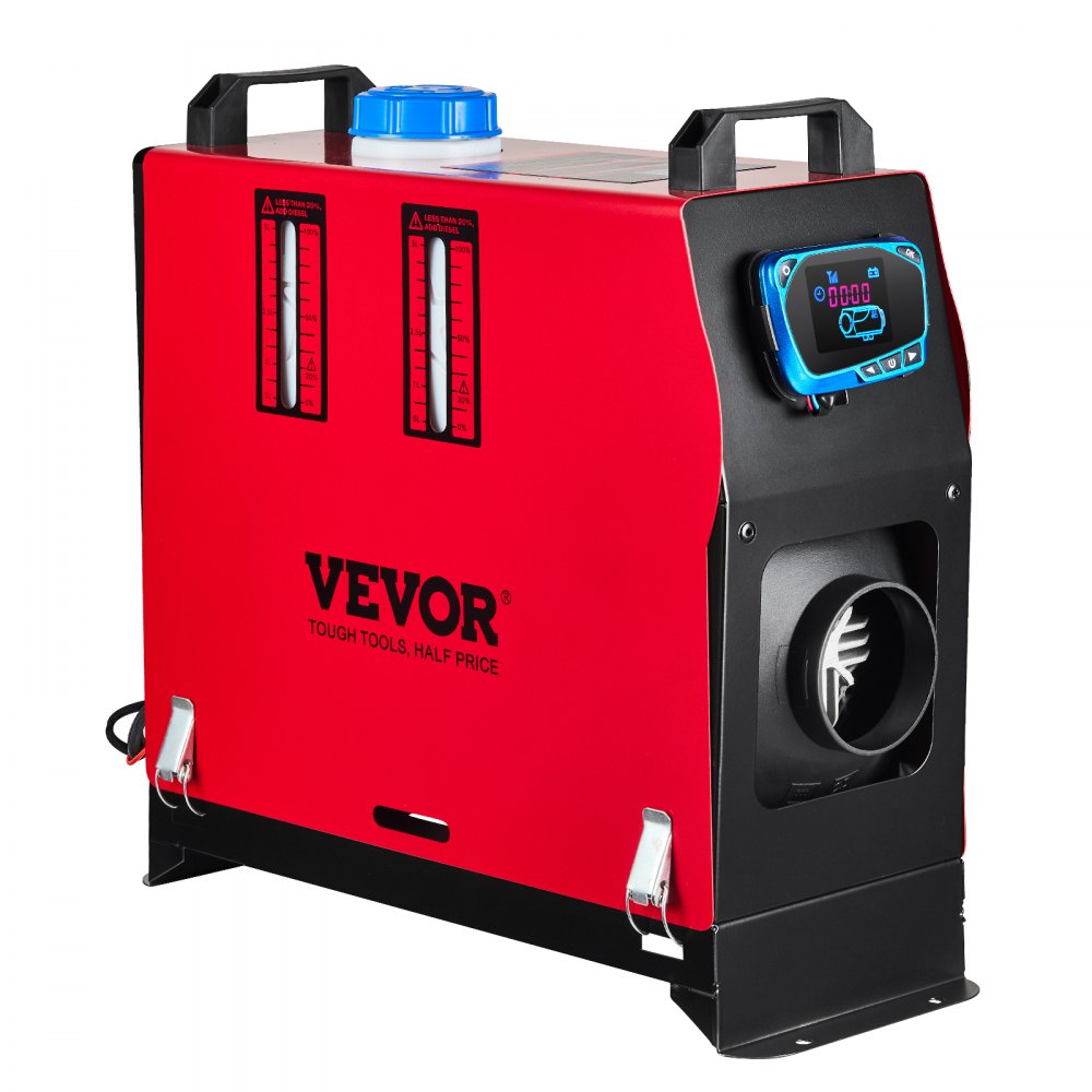 VEVOR 8KW Diesel Air Heater Muffler Diesel Heater 12V 8000W Diesel Parking Heater Remote Control Remote Control with LCD Switch for Car Bus Trucks Motor-Home and Boats