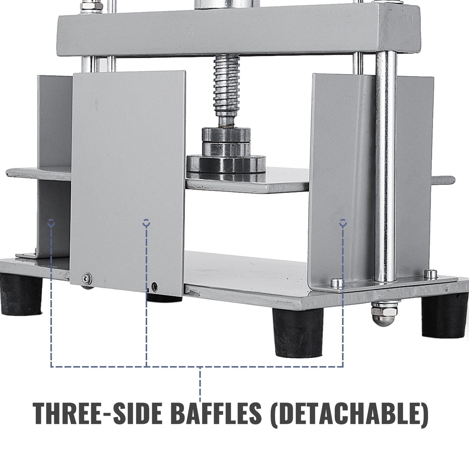 Heavy-Duty Manual Paper Press Machine, 12"x8.6" for A4 Papers with Thickened Steel Frame, Ideal for Papermaking, Bookbinding, and Flattening Tasks