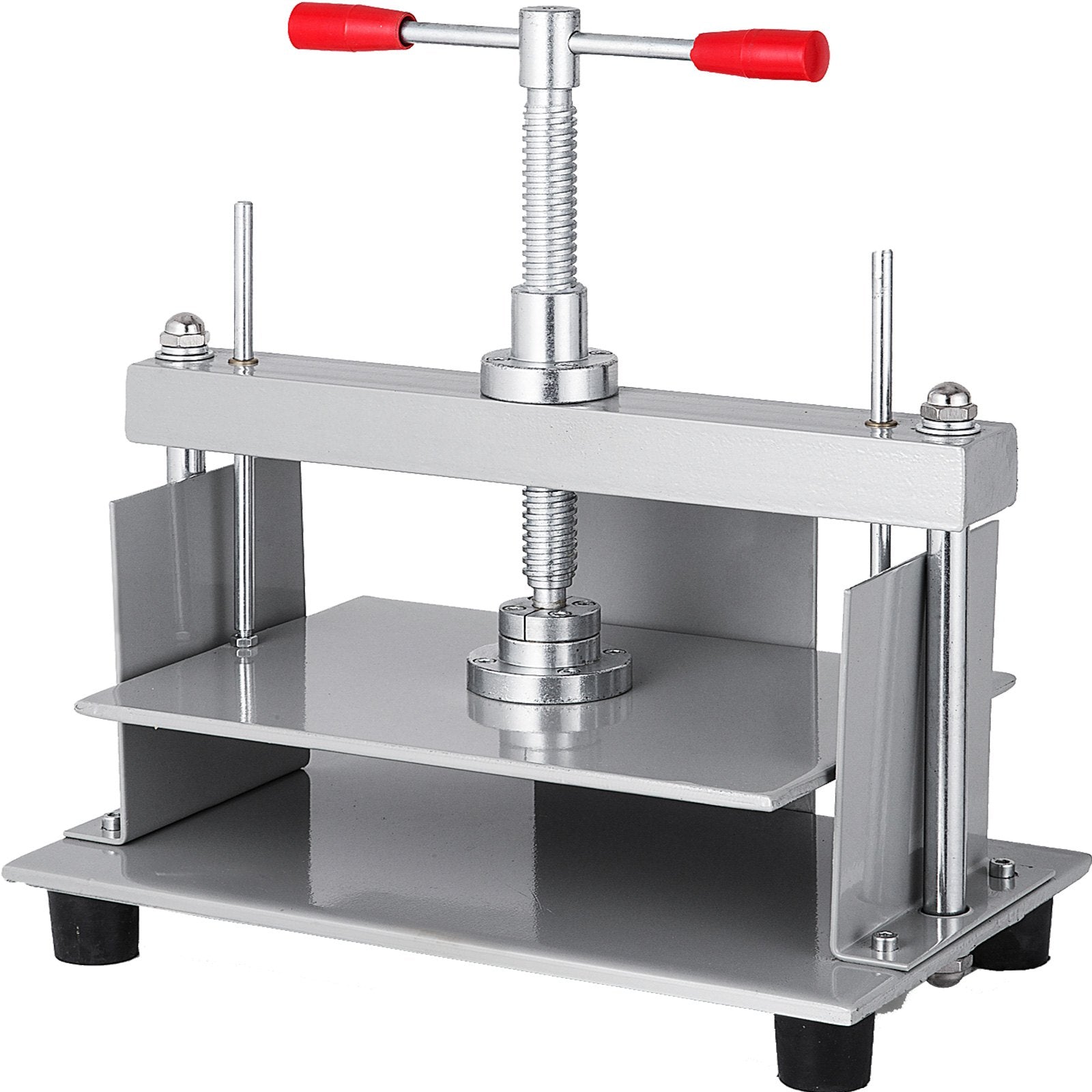 Heavy-Duty Manual Paper Press Machine, 12"x8.6" for A4 Papers with Thickened Steel Frame, Ideal for Papermaking, Bookbinding, and Flattening Tasks