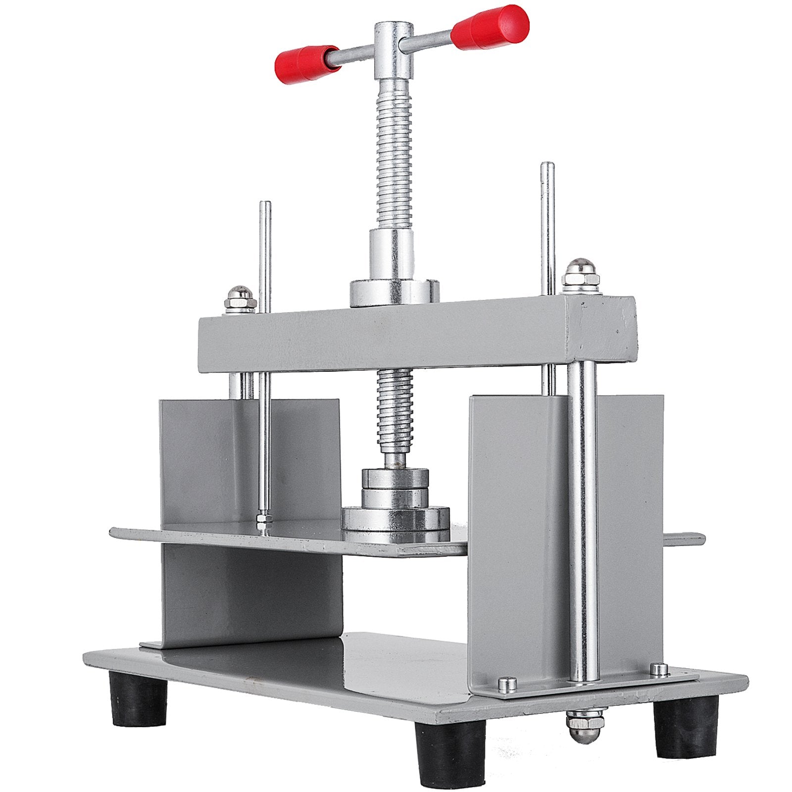 Heavy-Duty Manual Paper Press Machine, 12"x8.6" for A4 Papers with Thickened Steel Frame, Ideal for Papermaking, Bookbinding, and Flattening Tasks