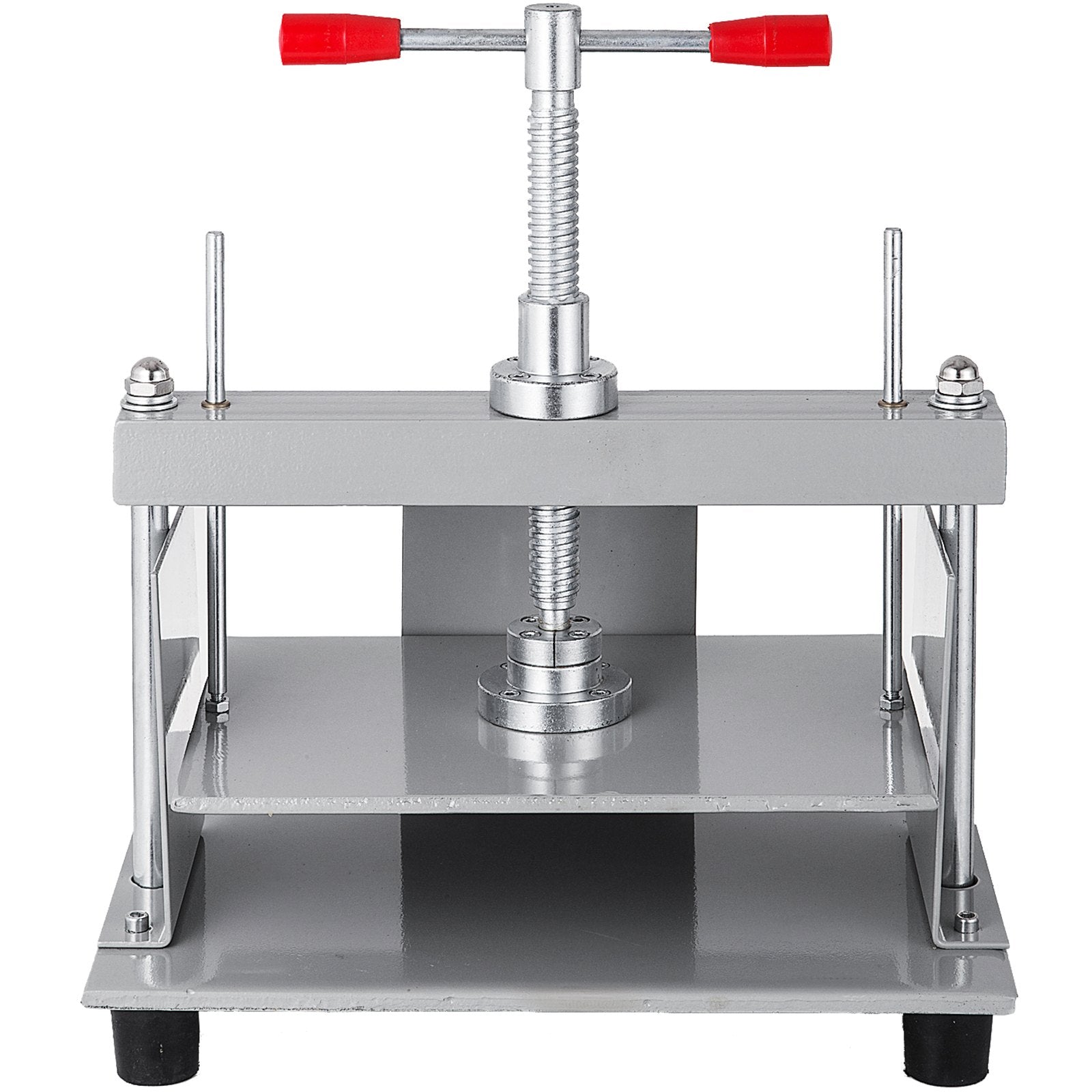Heavy-Duty Manual Paper Press Machine, 12"x8.6" for A4 Papers with Thickened Steel Frame, Ideal for Papermaking, Bookbinding, and Flattening Tasks