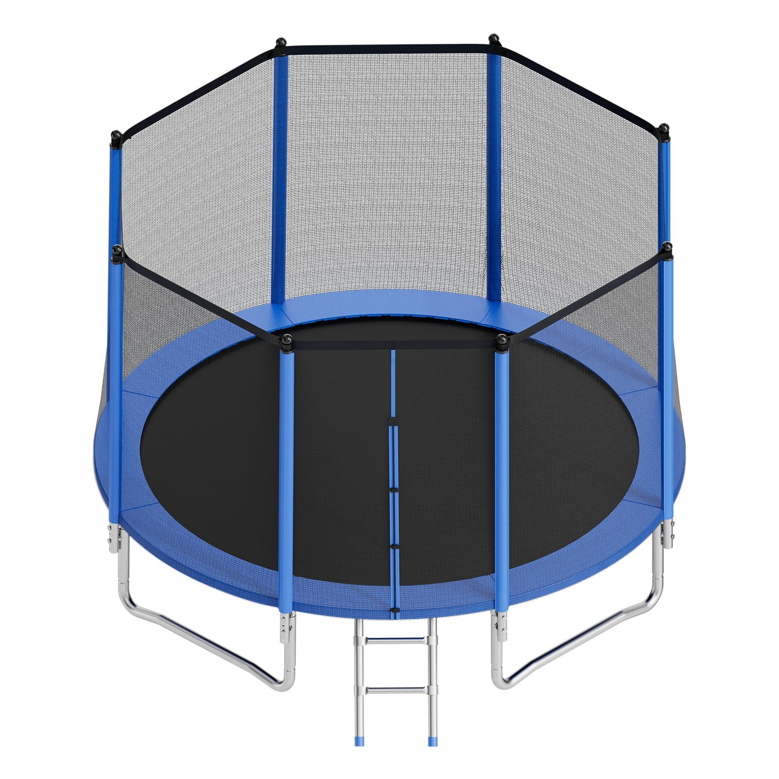 12FT Heavy Duty Outdoor Trampoline with Safety Enclosure Net, ASTM Certified, 400 lbs Capacity, Anti-Rust, Perfect for Kids & Adults, Easy Assembly, Backyard Fun