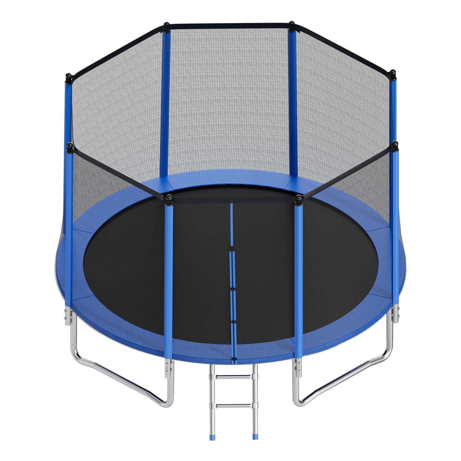 14FT Outdoor Recreational Trampoline with Safety Enclosure, Heavy Duty, ASTM Approved, 450 lbs Capacity, Anti-Rust for Kids & Adults, Perfect Backyard Fun