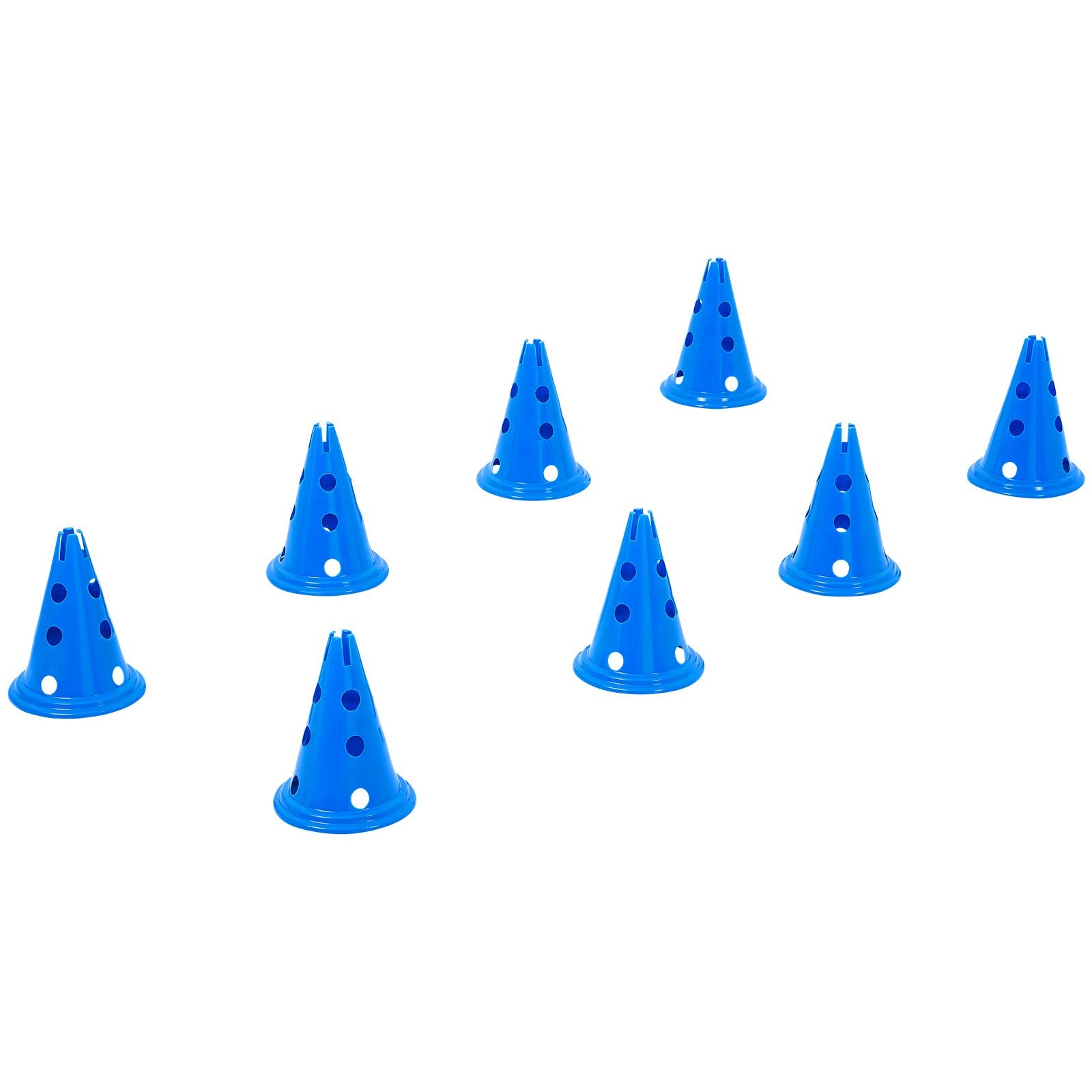 Dog Agility Training Set - 6 PCS Kit with Adjustable Hurdle Cones and Rods, Portable Puppy Obstacle Course, Includes Storage Bag, Durable PVC Material