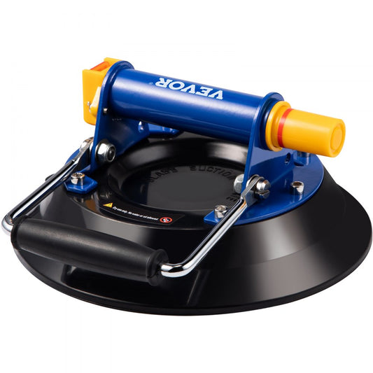 Heavy-Duty 10'' Vacuum Suction Cup for Moving Large Glass and Tiles, 275lbs Capacity