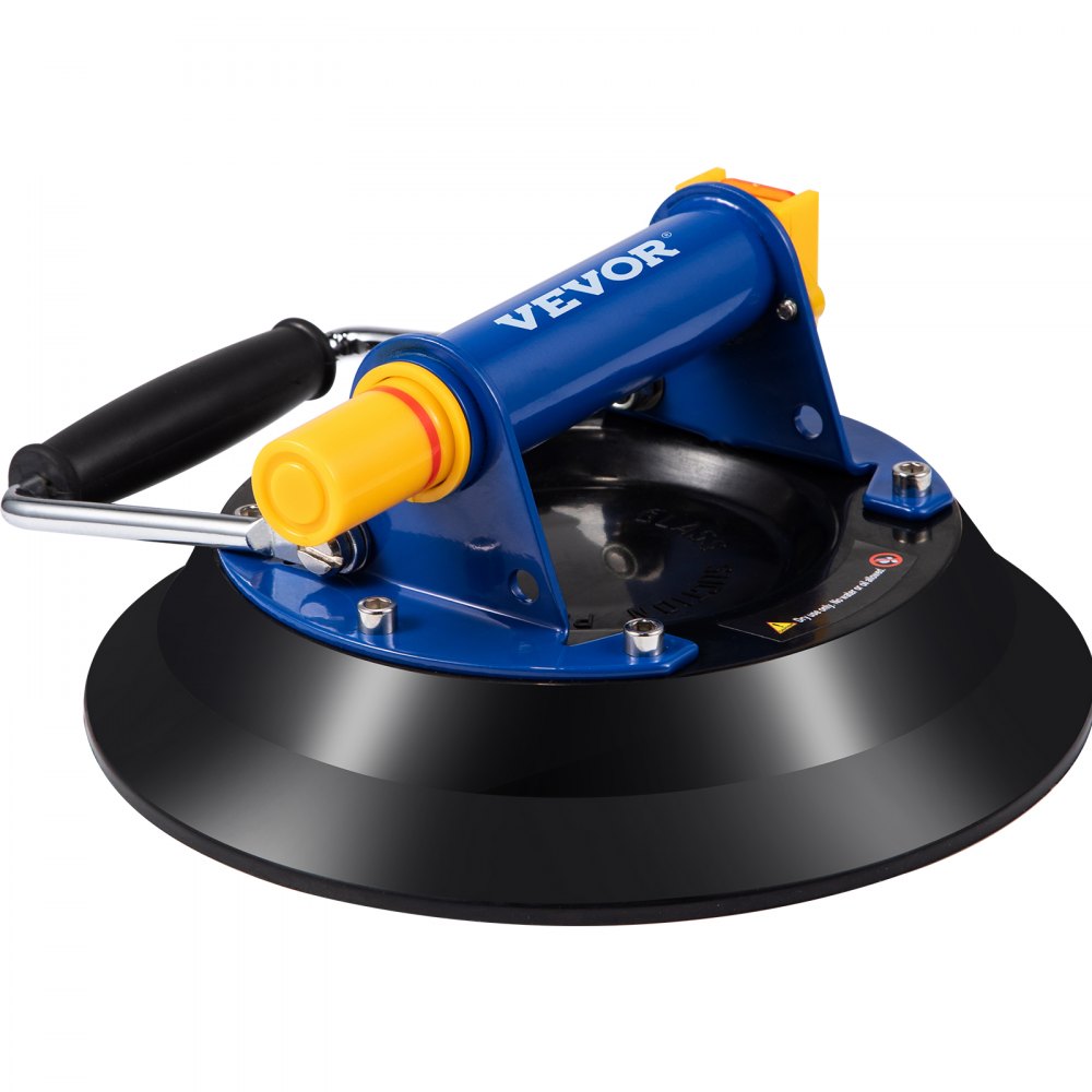 Heavy-Duty 10'' Vacuum Suction Cup for Moving Large Glass and Tiles, 275lbs Capacity