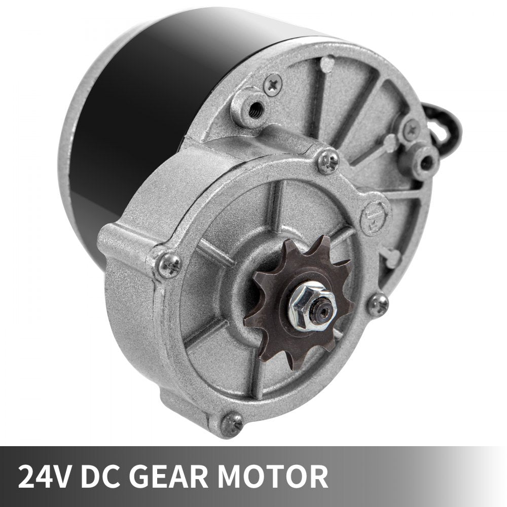 Electric Bike Conversion Kit: 250W 24V Geared Motor with Twist Kit for Bicycles and Scooters