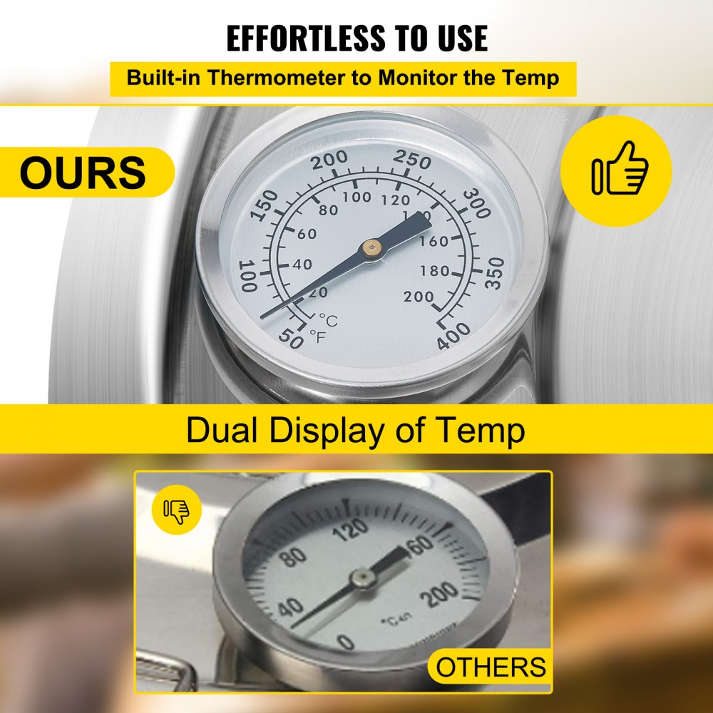 5 Gallon Stainless Steel Home Distillation Kit with Copper Tube, Thermometer, and Double Thumper Keg for Crafting Whiskey, Wine, and Brandy