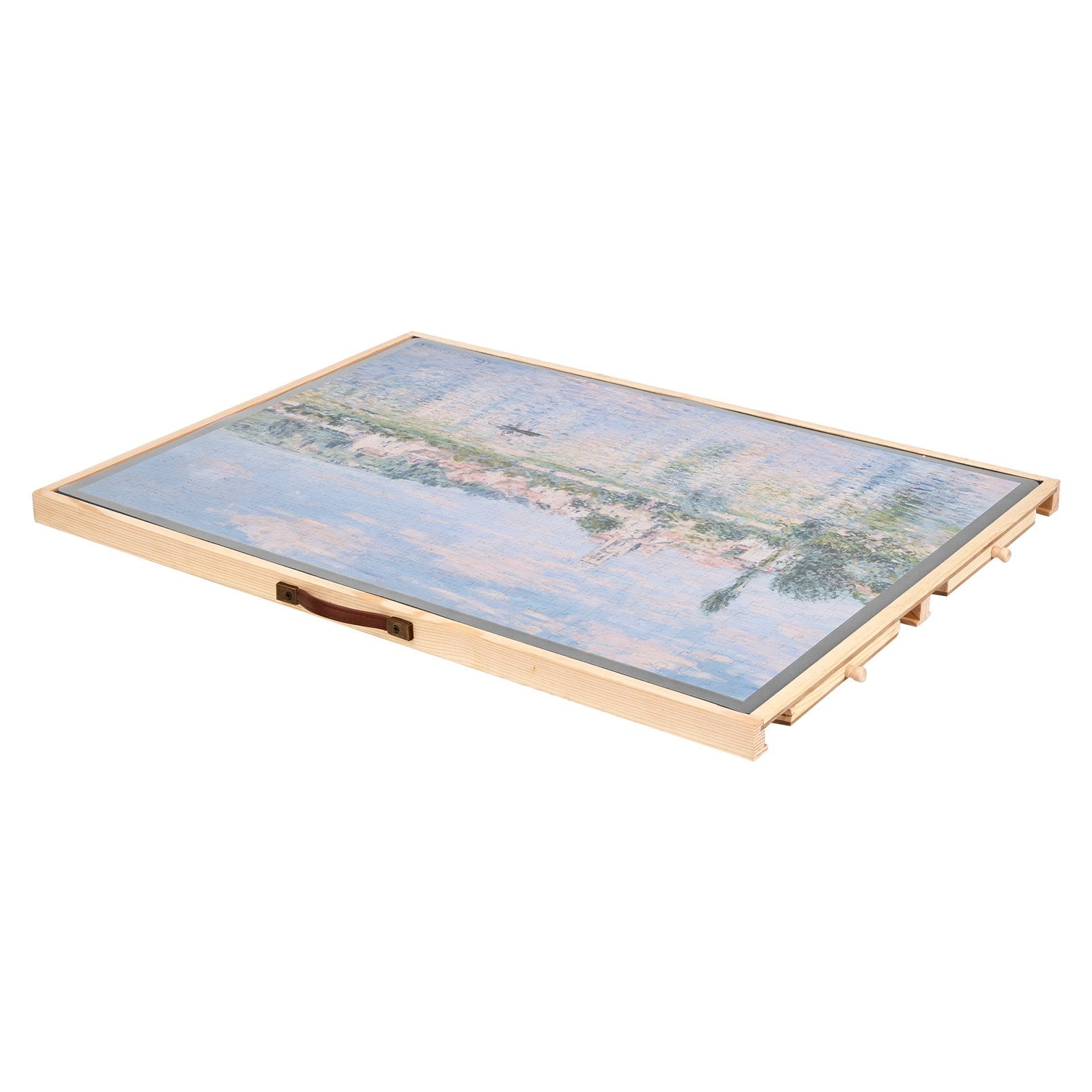 Elevate Your Puzzle Experience: 1000 Piece Board with Rotating Feature, Colorful Felt Drawers, Adjustable Angles, Perfect Gift for Mom