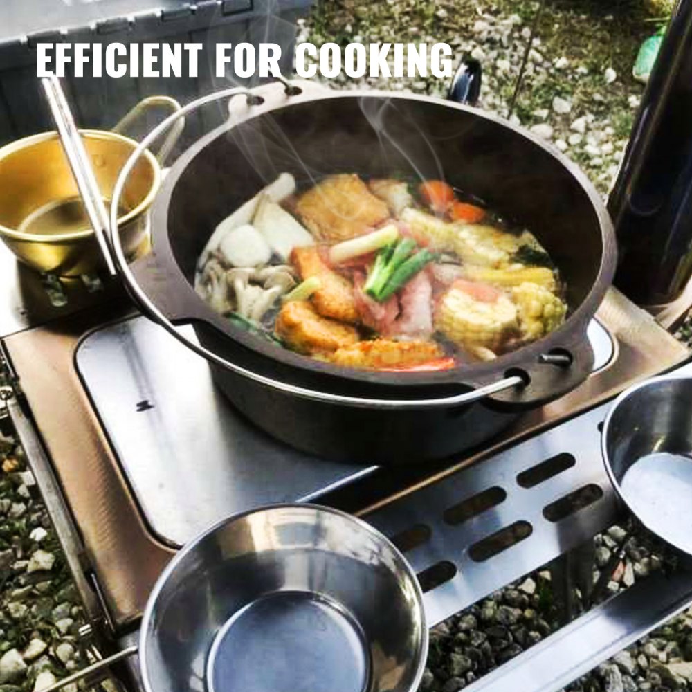 Compact Stainless Steel Wood Stove for Camping and Outdoor Heating with Folding Pipe and 90.6-inch Total Height