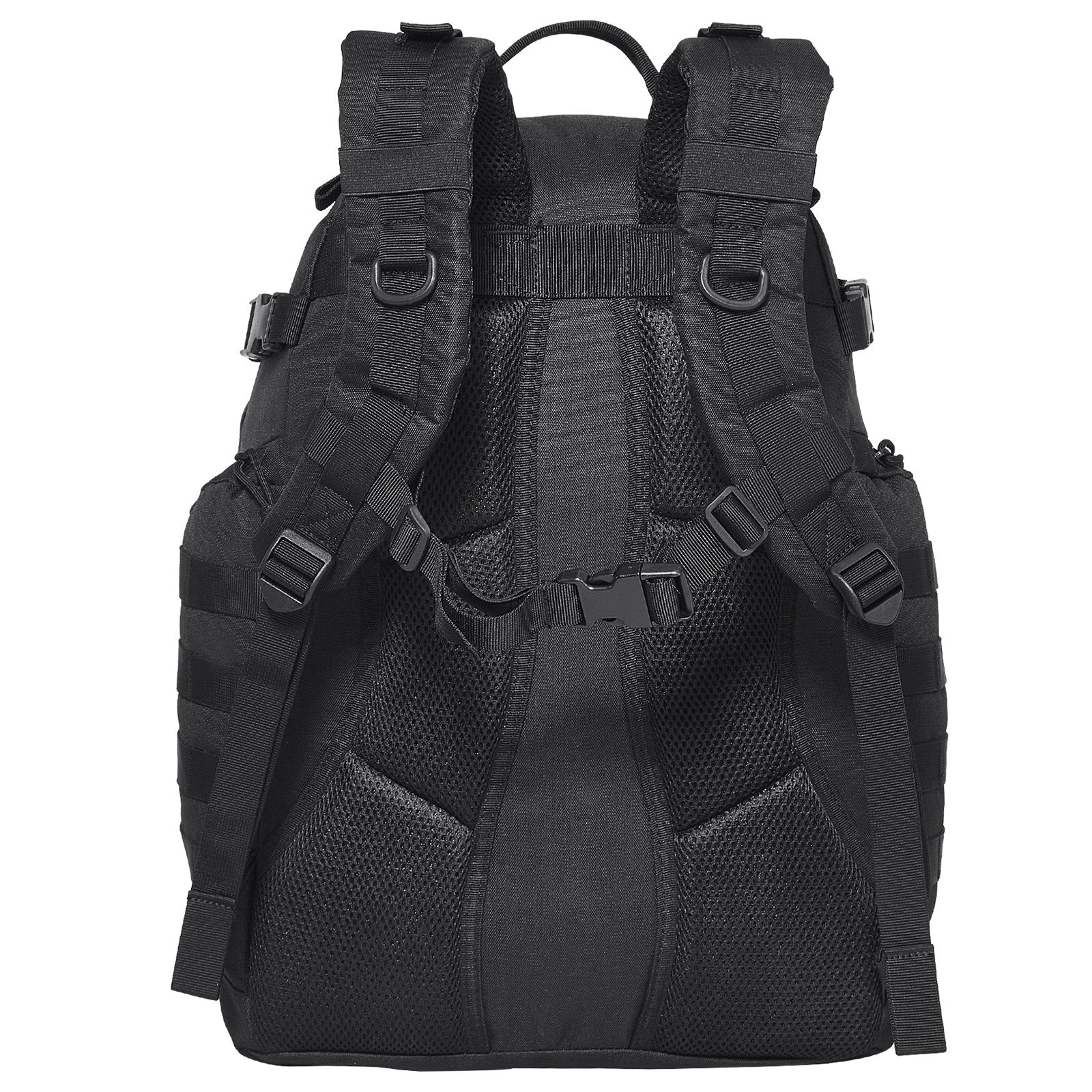 Title: 40L Military Tactical Backpack with Molle System, Padded Army Assault Pack for Men & Women, Ideal for Hiking, Hunting, Outdoor Range Gear, Black