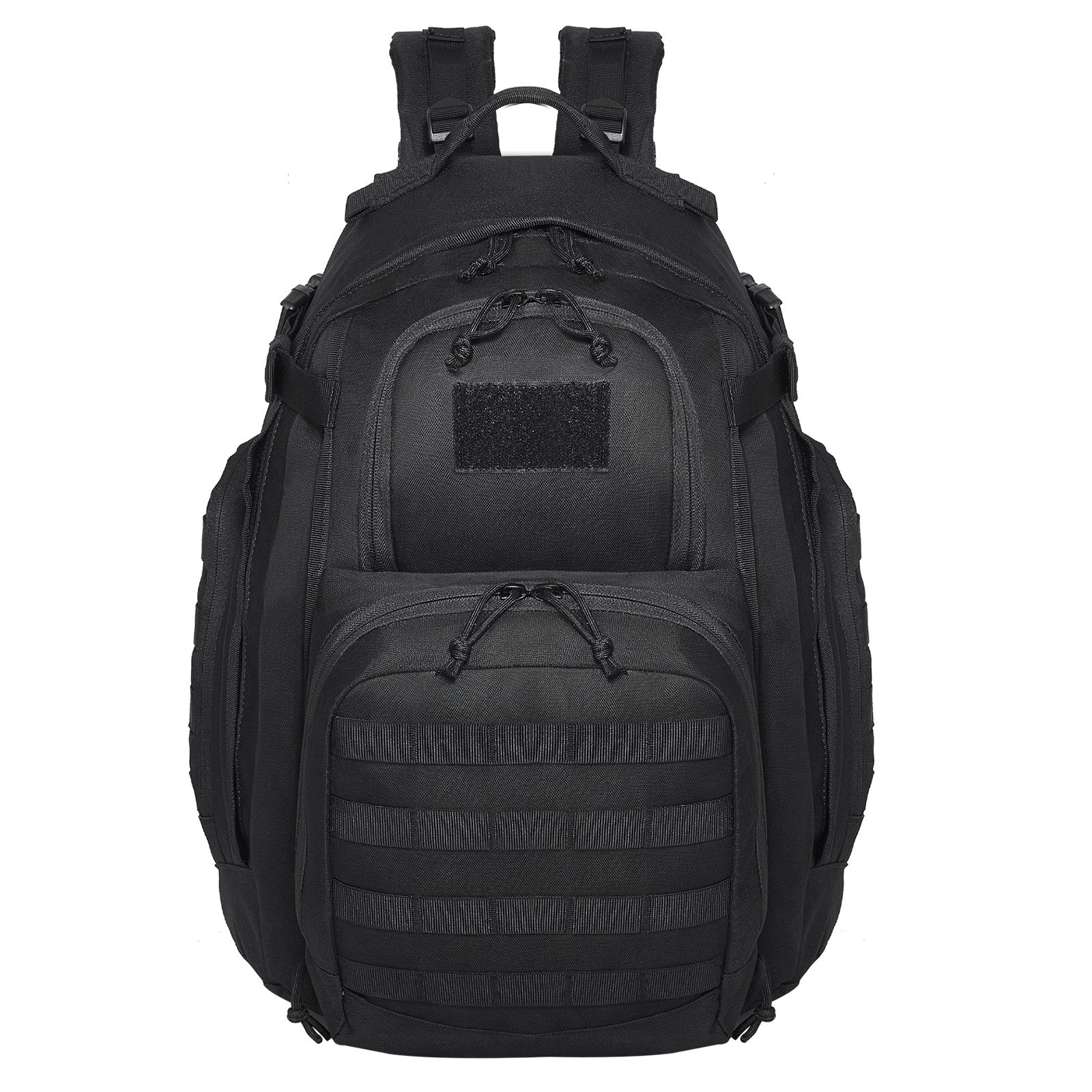 Title: 40L Military Tactical Backpack with Molle System, Padded Army Assault Pack for Men & Women, Ideal for Hiking, Hunting, Outdoor Range Gear, Black